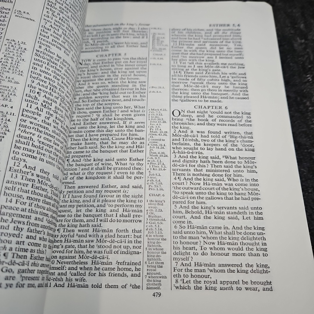 VINTAGE Holy Bible KJV Loose Leaf Edition Journaling Riverside Publishers