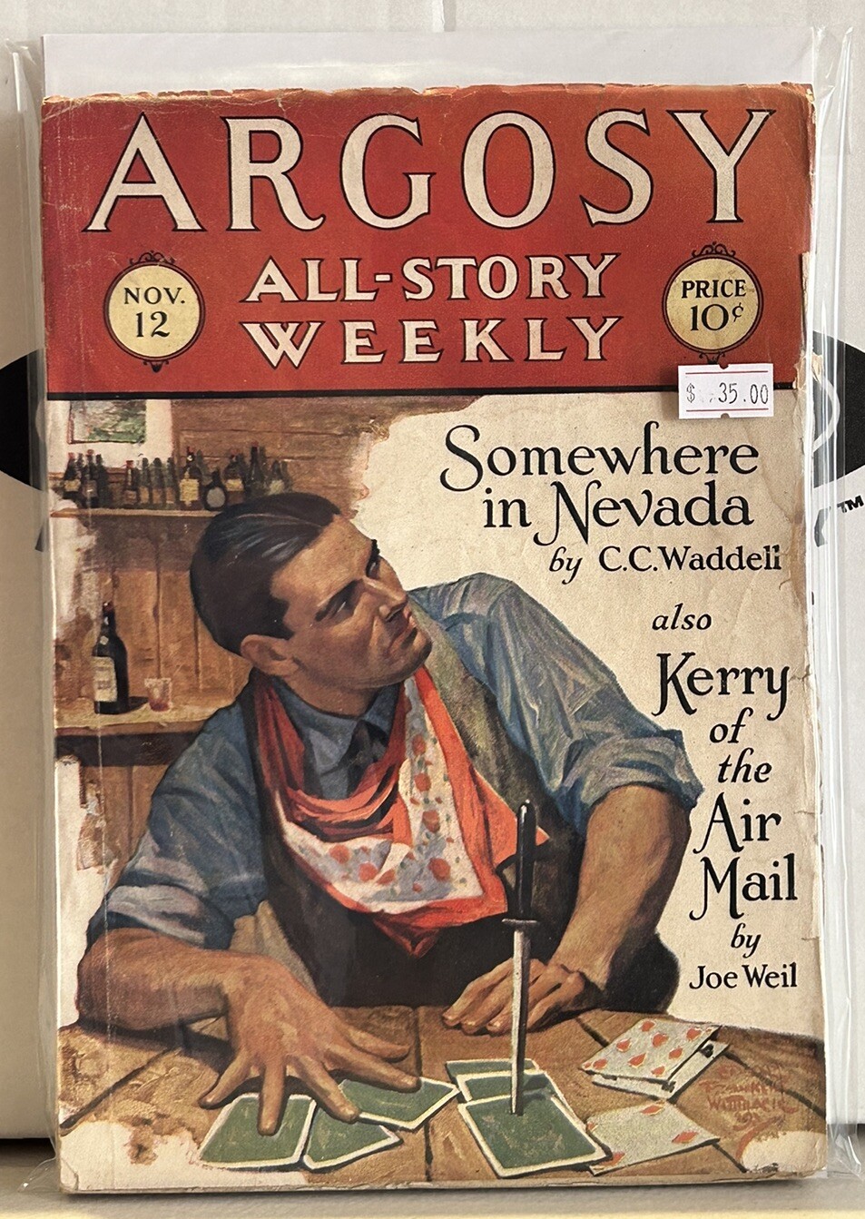 Argosy All-Story Weekly Nov 12, 1927 FR/GD 1.5 Somewhere in Nevada