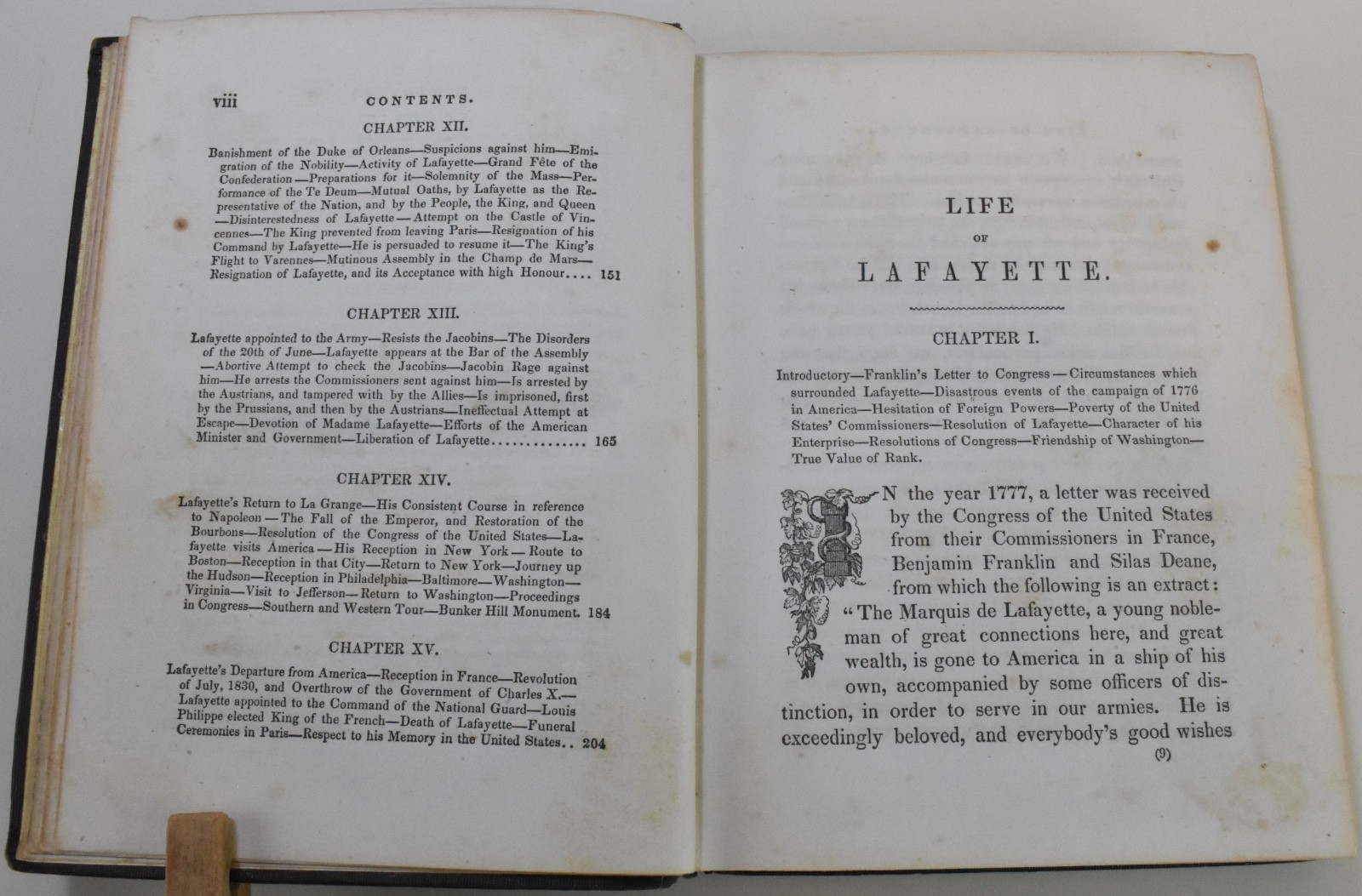 1847 PICTORIAL LIFE OF GENERAL LAFAYETTE Youth’s Biography Wood Engravings