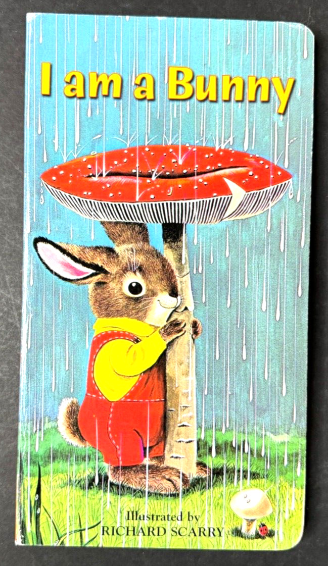 VINTAGE: I AM A BUNNY by RICHARD SCARRY 1991 B1 Board Book