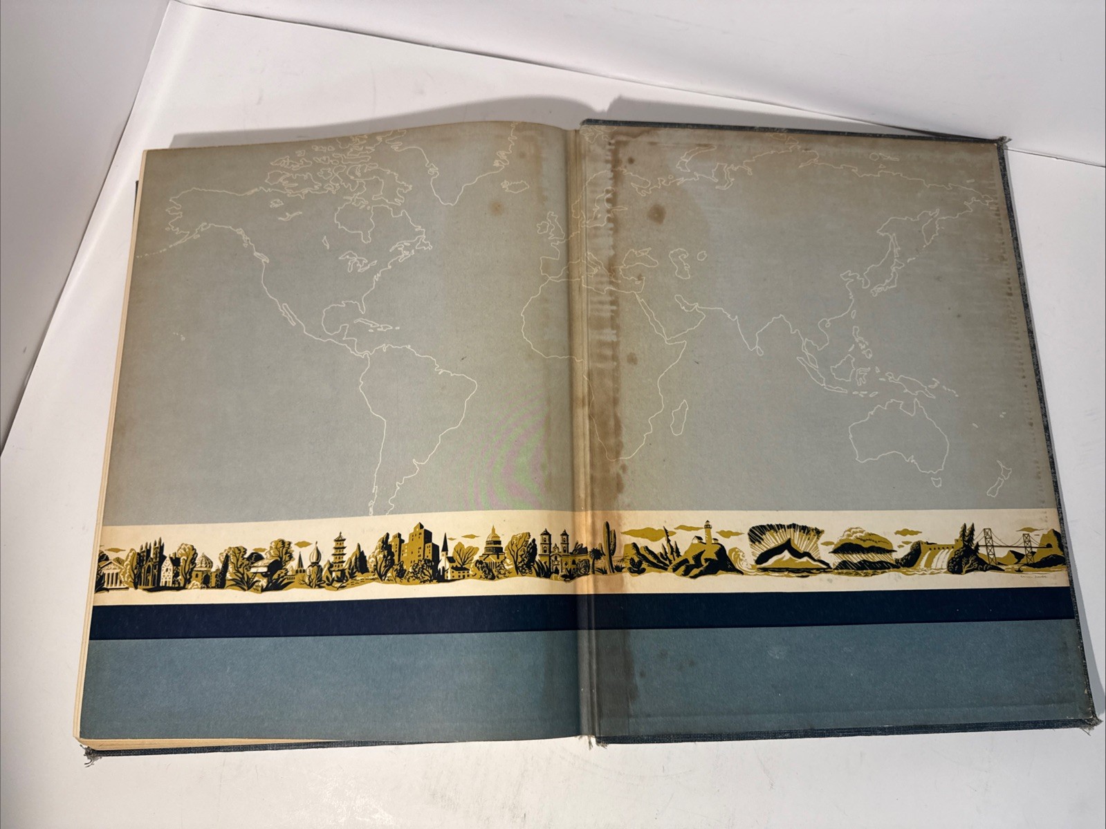 Rand McNally Cosmopolitan World Atlas 2nd Edition 1951 Vintage Hardcover