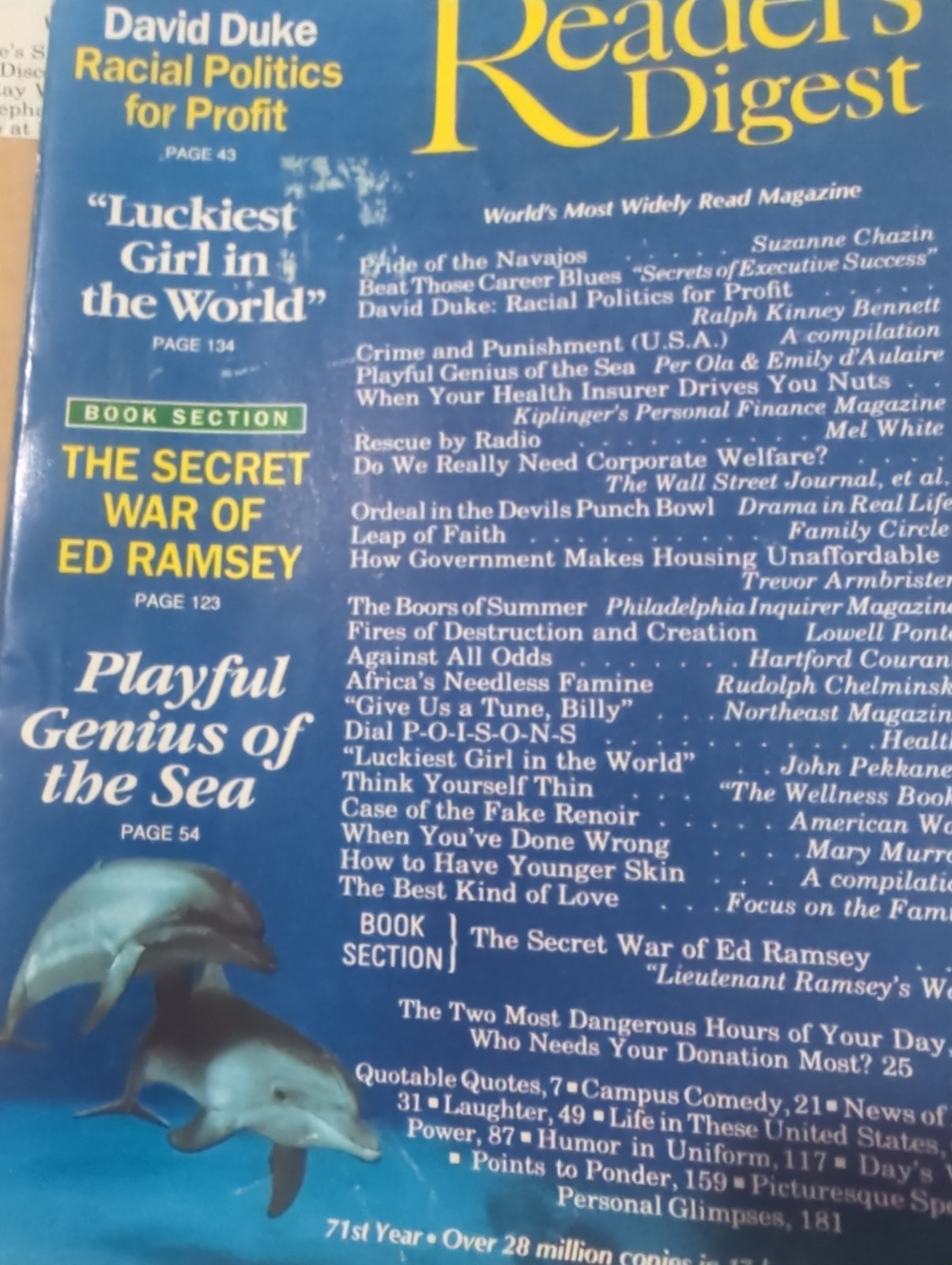 Lot oF3 Readers Digest From The ’90S
