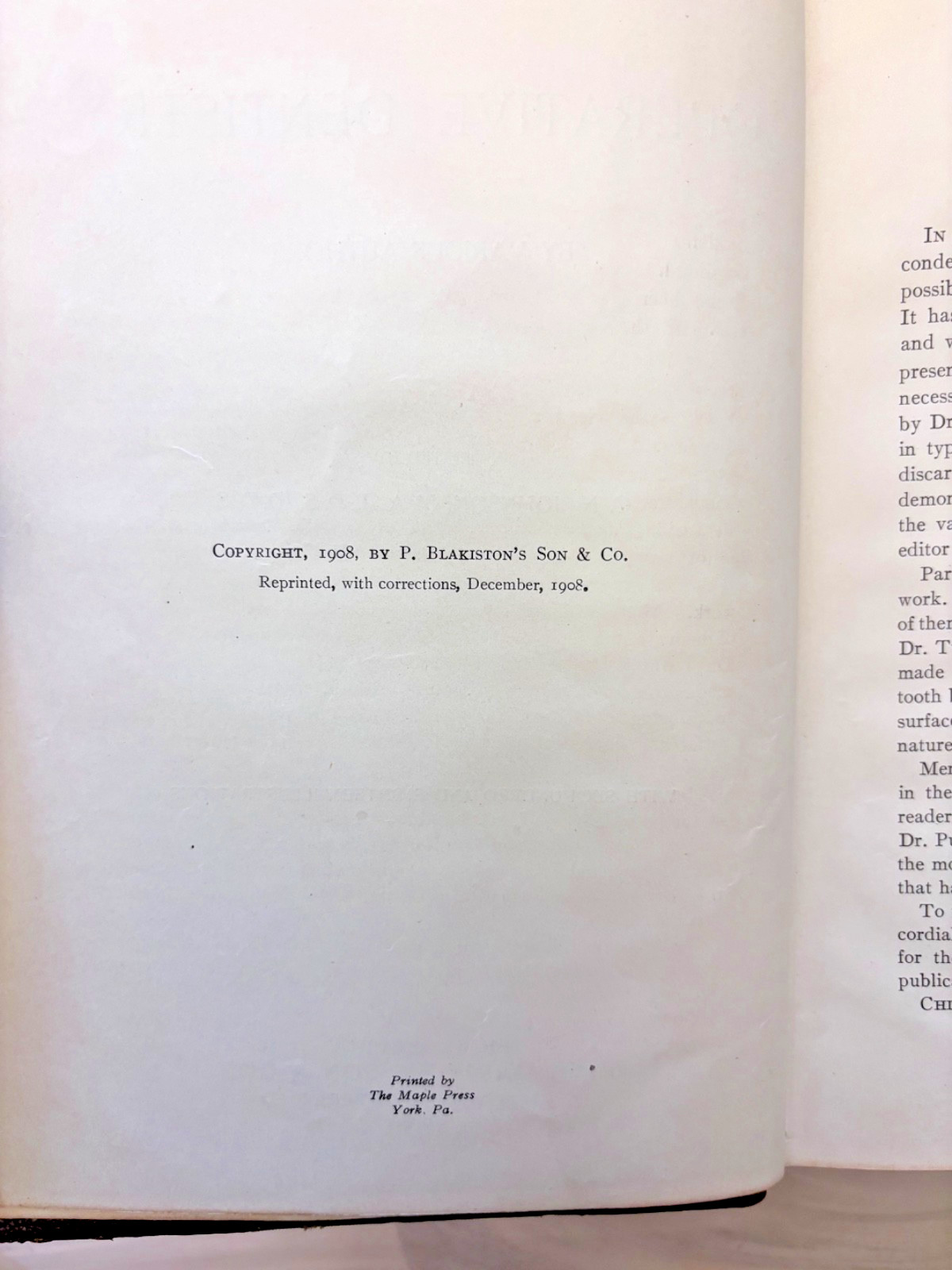 1908 Antique Medical Book Text-Book of Operative Dentistry C N Johnson Dental