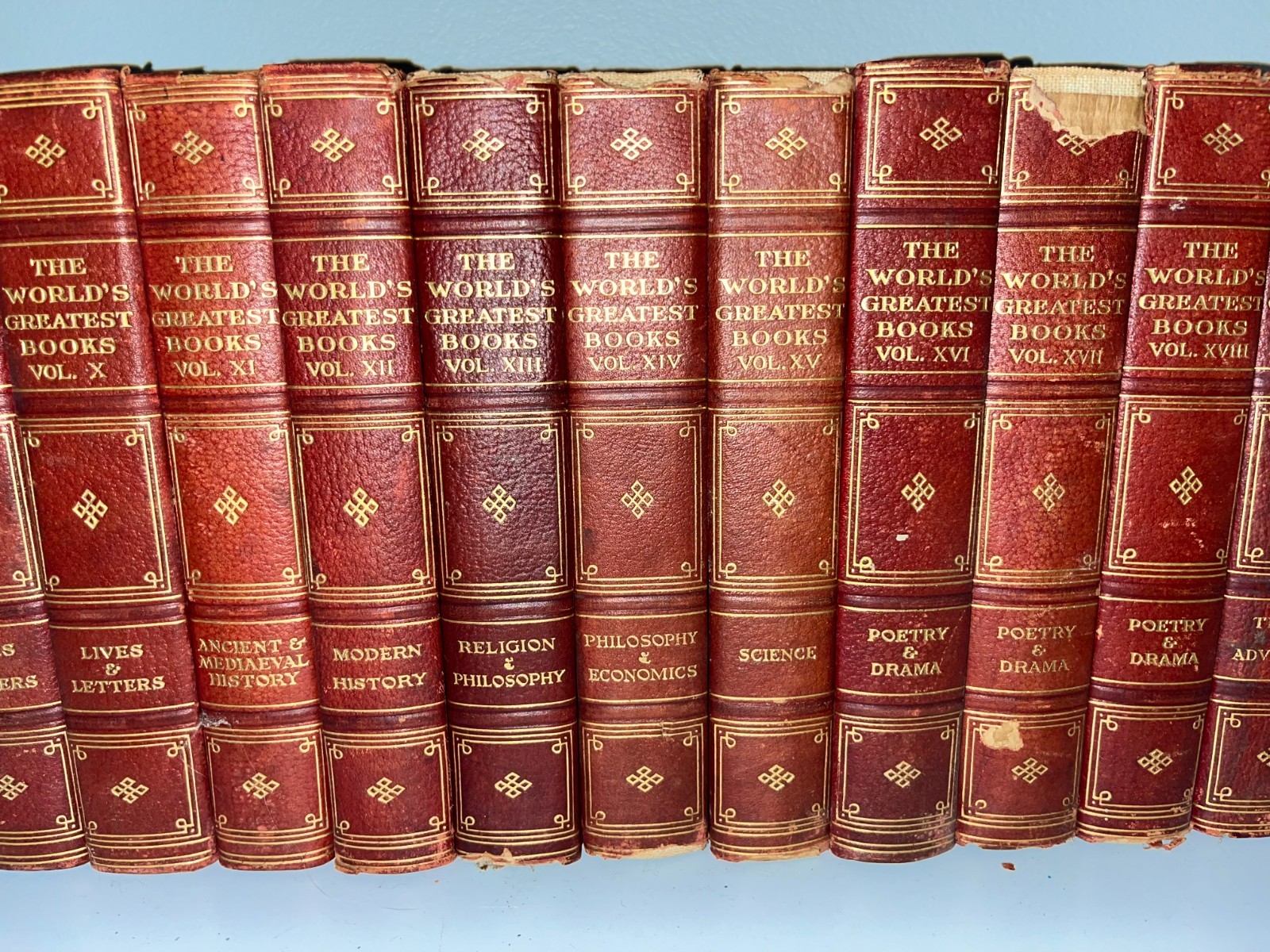 Full Set “The World’s Greatest Books” 1910 McKinley Stone Mackenzie McClure
