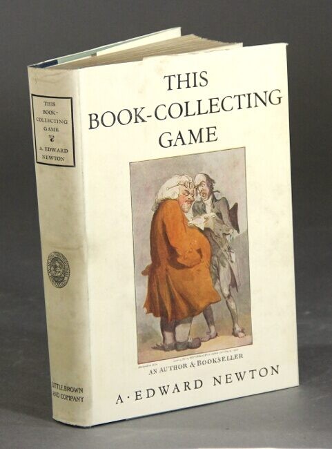 A EDWARD NEWTON / This book-collecting game 1928 Books on Books