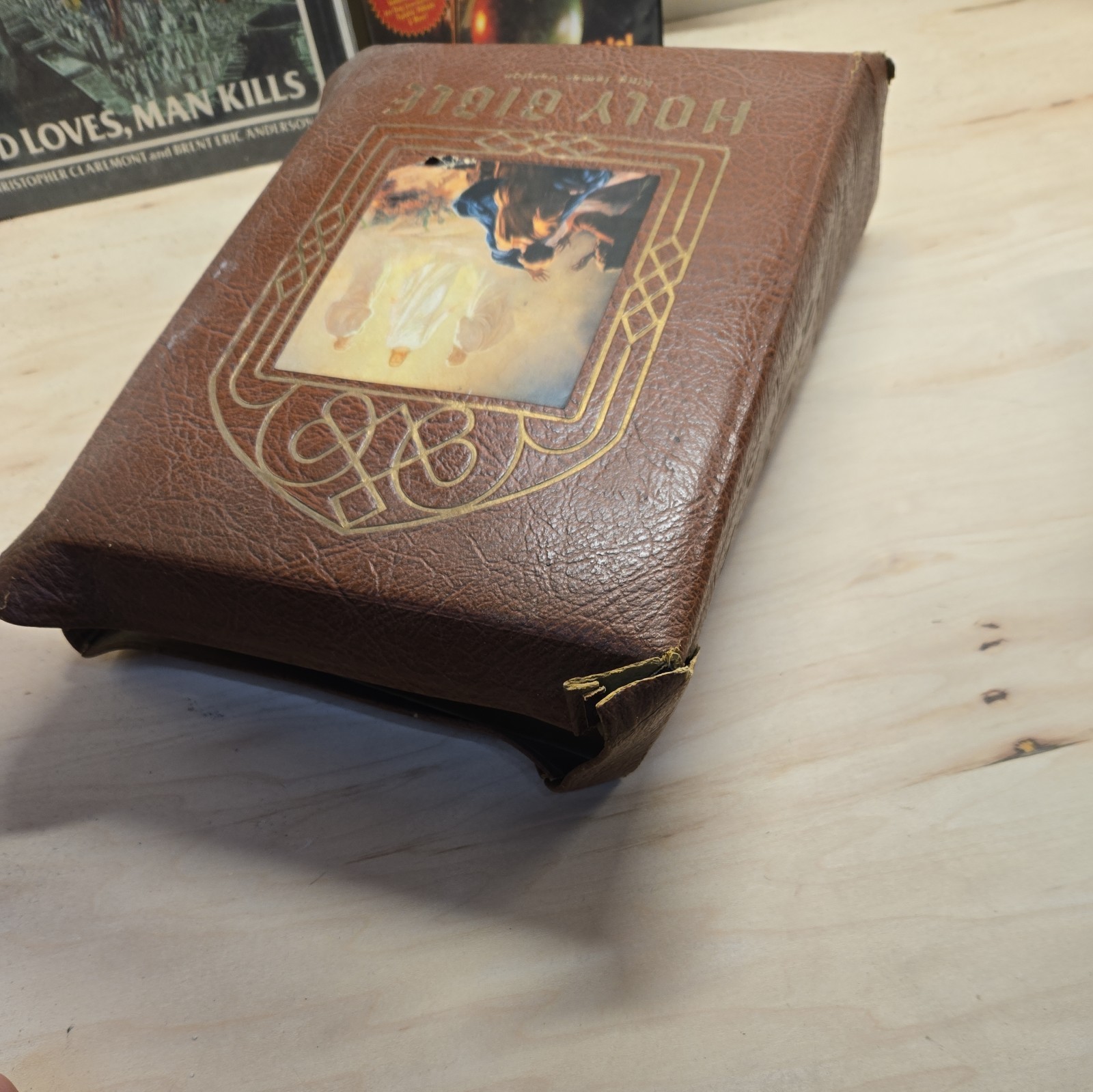Vintage 1955 Holy Bible KJV King James Version Heritage Deluxe Edition