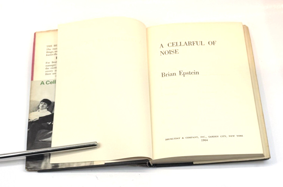Beatles ‘A Cellarful of Noise’ 1964, 1st Ed. ICLOTH w/Dust Cover – Brian Epstein