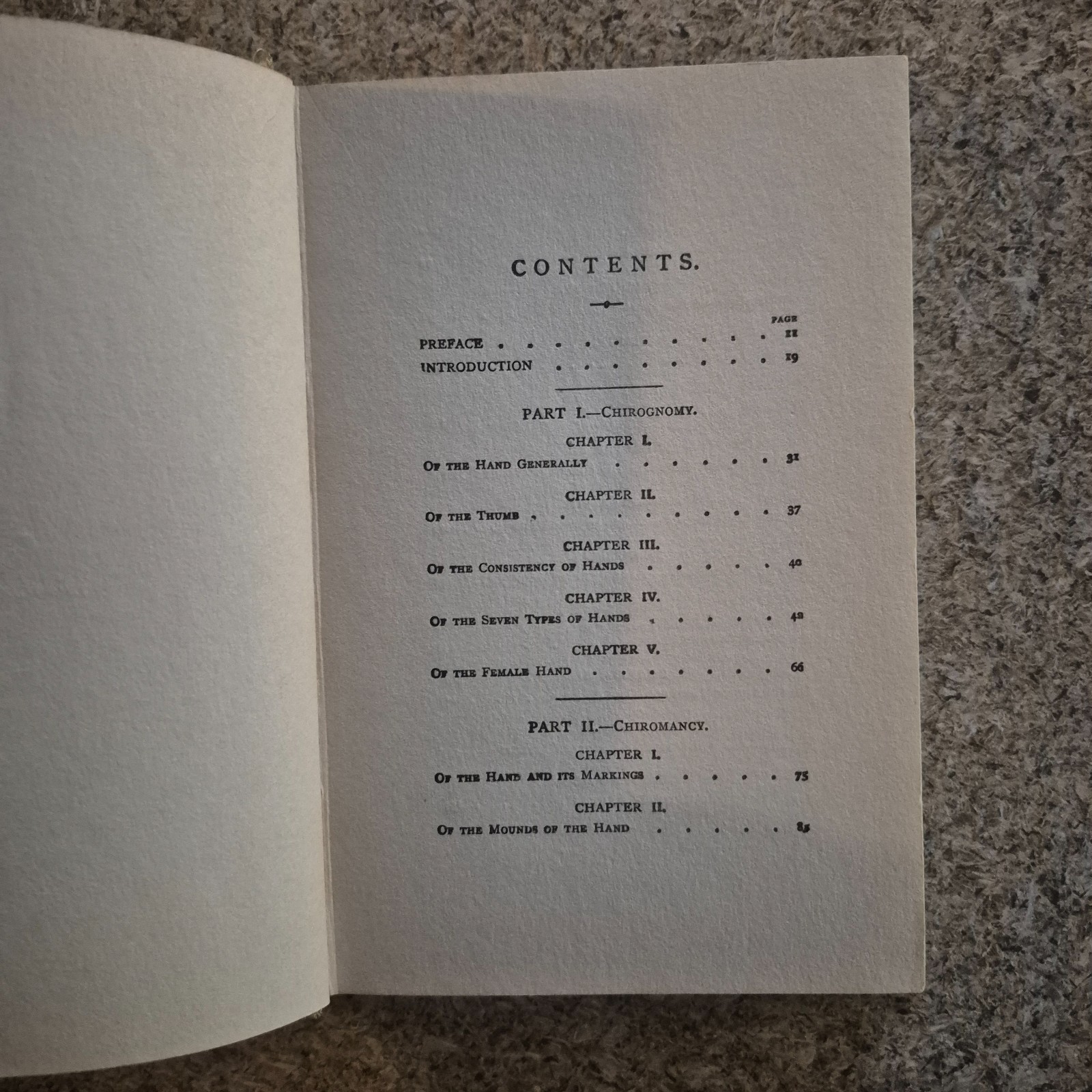 The Language of the Hand, Principles of Palmstry, Chirognomy, Chiromancy