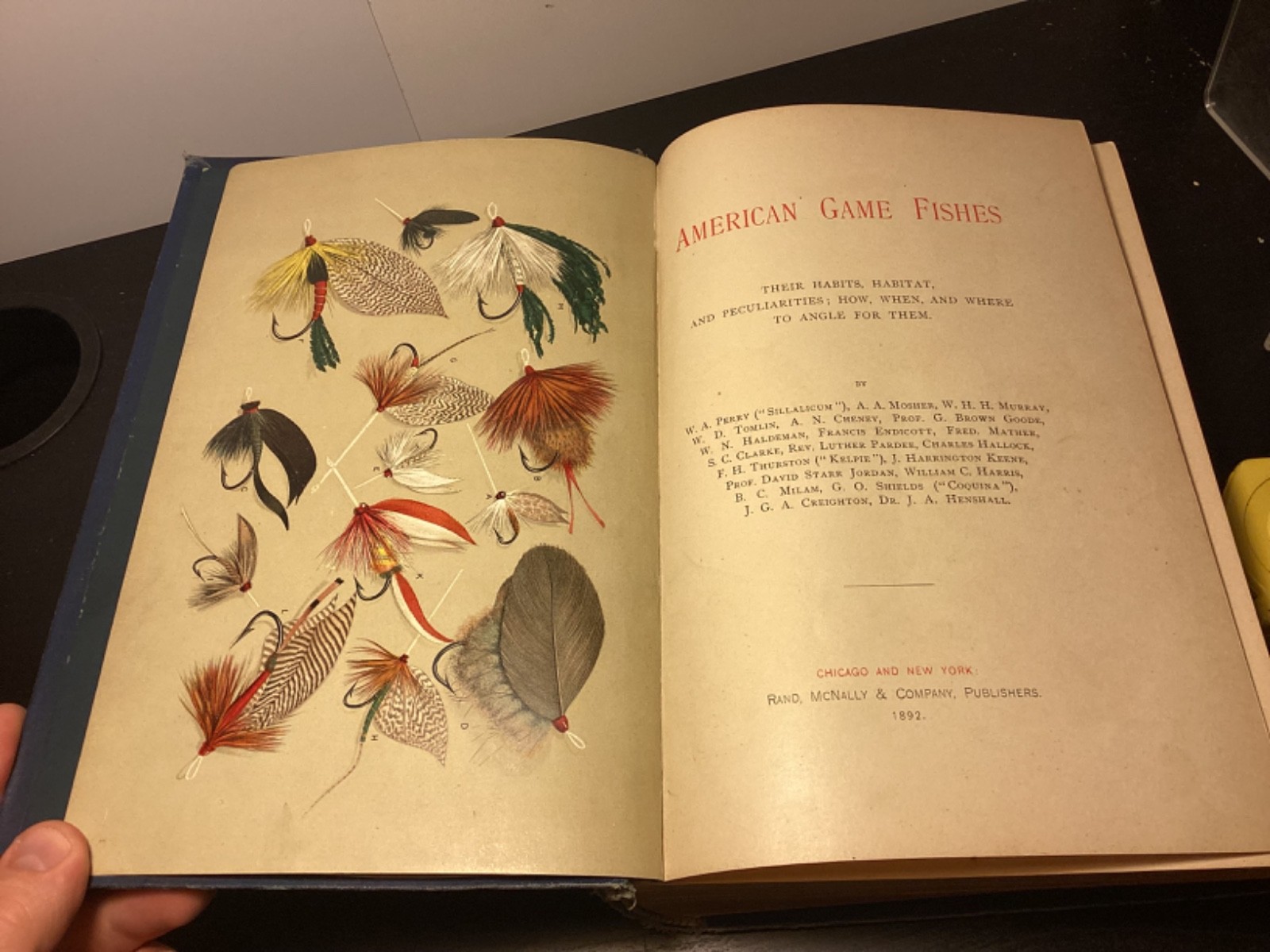 1892 American Game Fishes – Rand McNally Illustrated Work