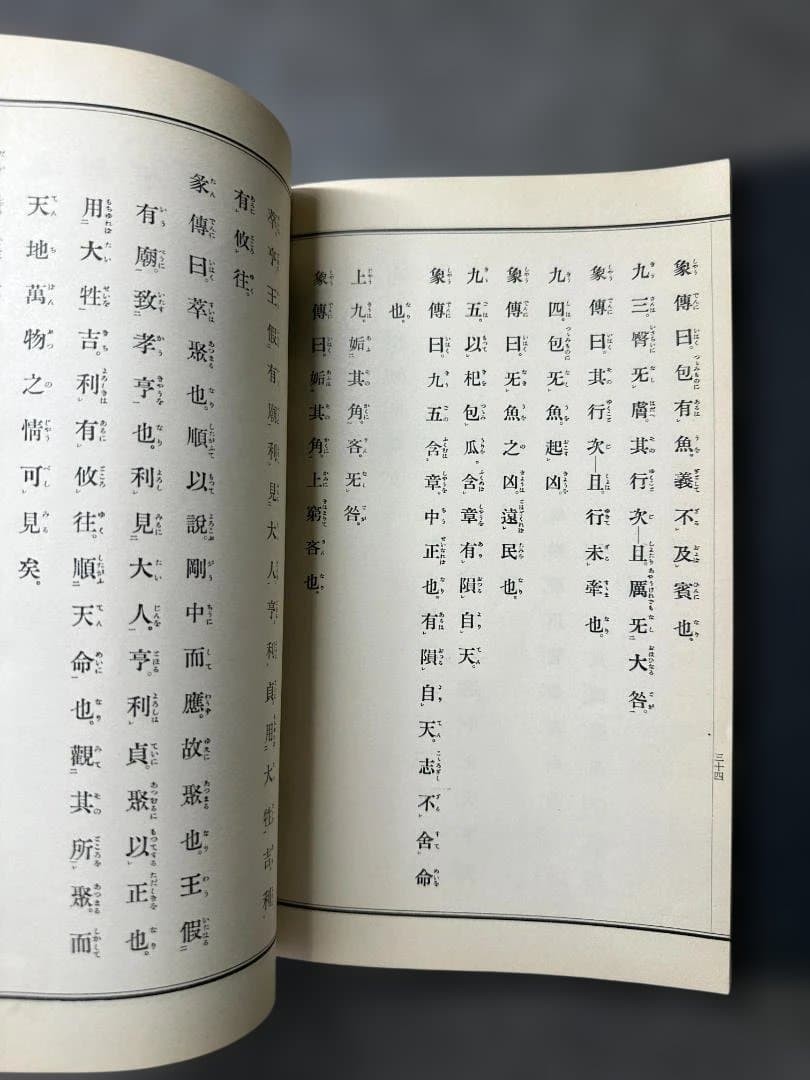Japanese Woodblock Printed Book I Ching Translation And Reading Confucian 2v