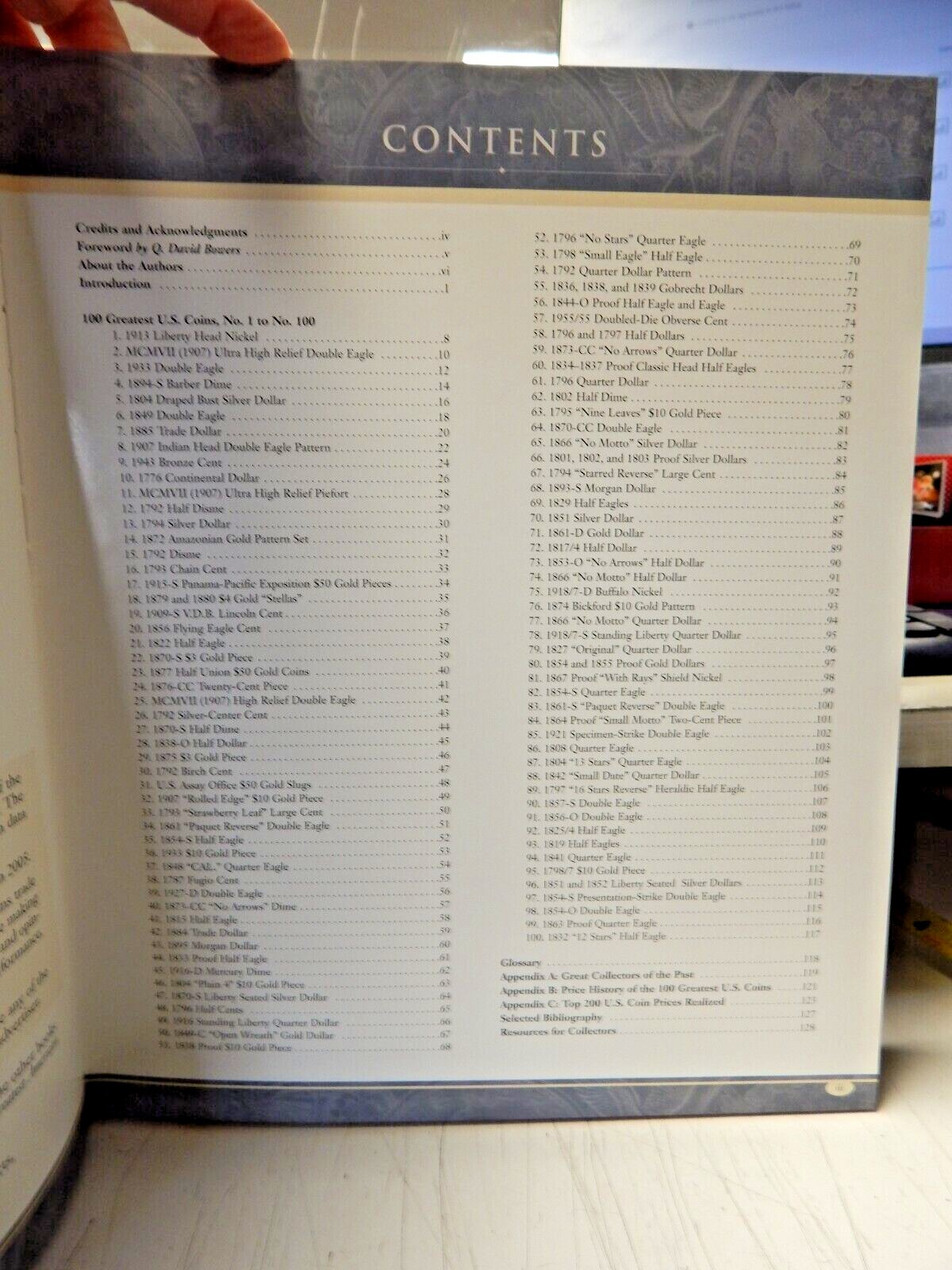 2008 Whitman Publishing 100 Greatest U.S. Coins Third Edition Jeff Garrett