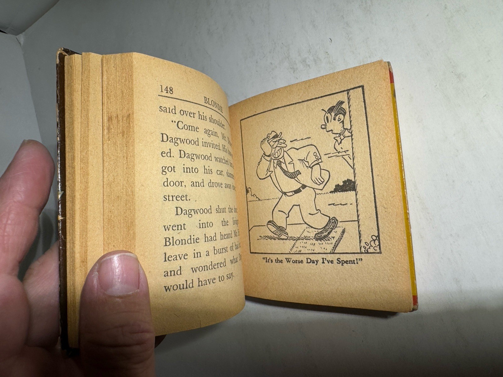 Blondie No Dull Moments 1948 Big Better Little Book #1450 Vintage Whitman