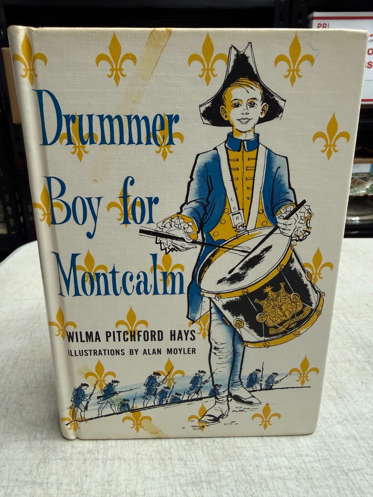 Drummer Boy for Montcalm Wilma Pitchford Hays 1969 Hardcover Viking Press