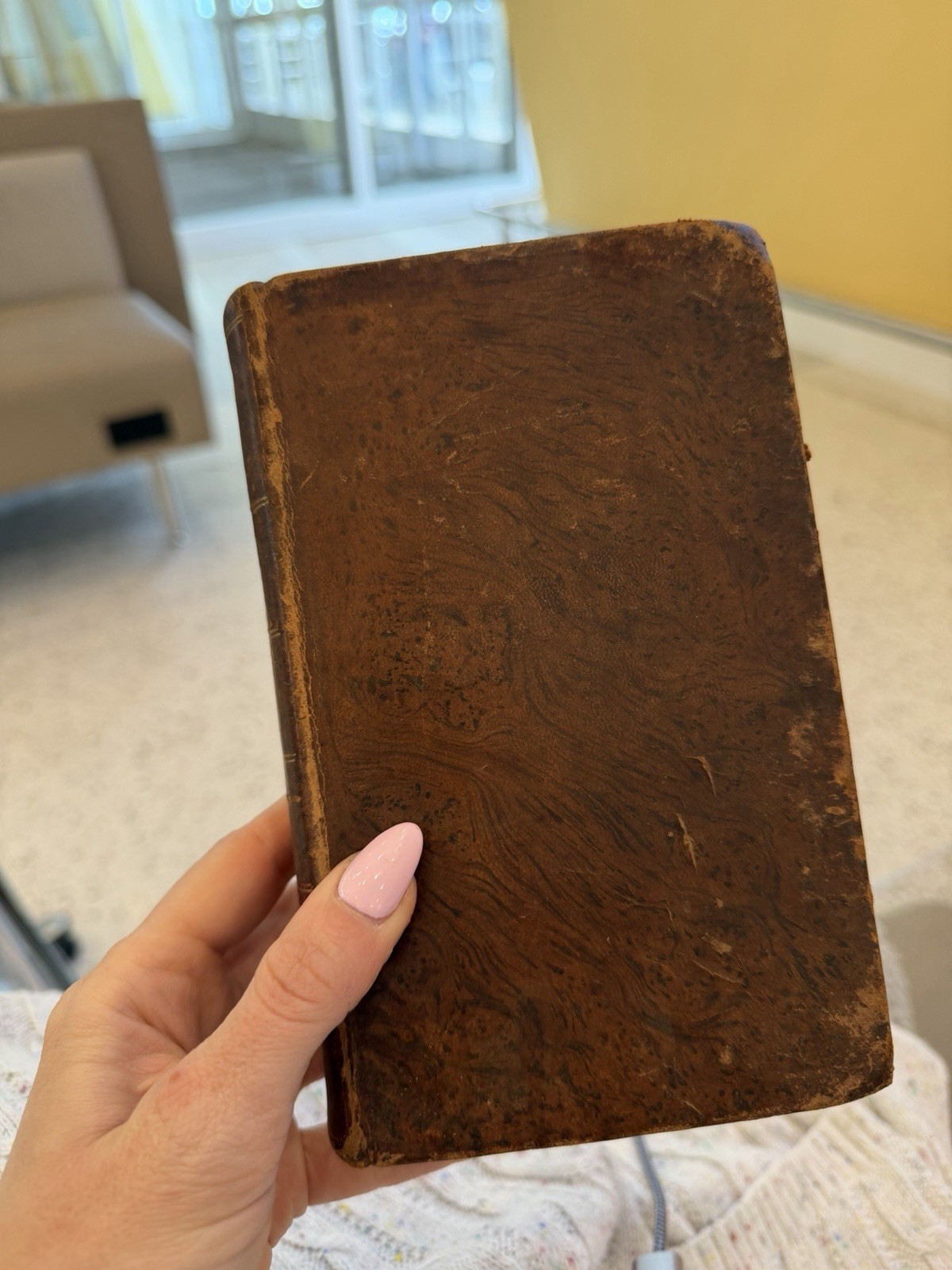 1823 Constitution United States Leather Book Declaration KY Officer Inscribed