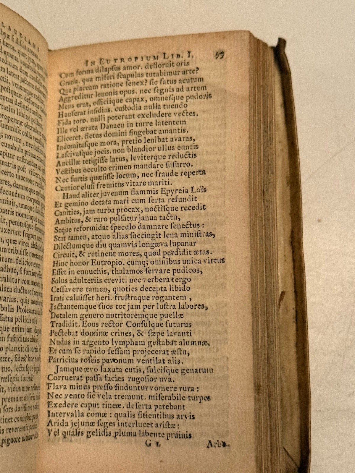 The Works of Claudian 1650 Elzevir Press Vellum Binding STUNNING Copy; Classics
