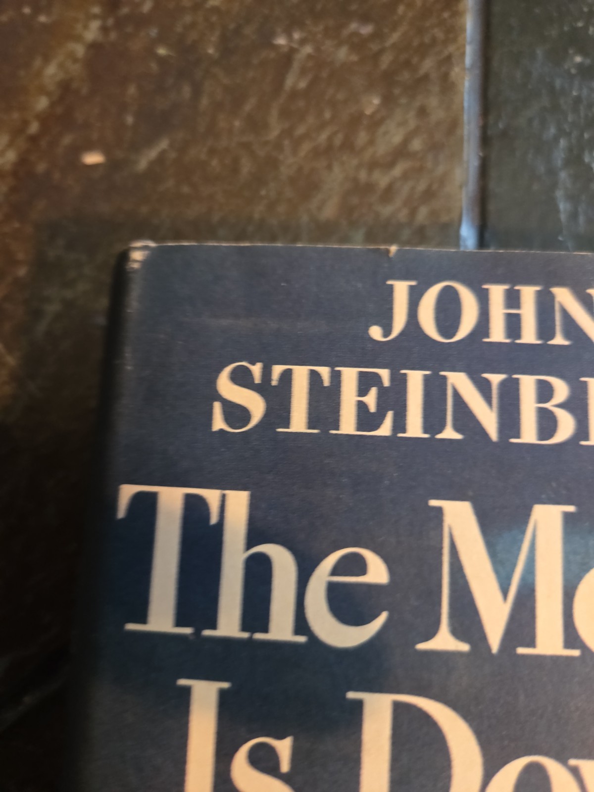 The Moon Is Down John Steinbeck, HC DJ, 1942,1st Ed, 2nd State
