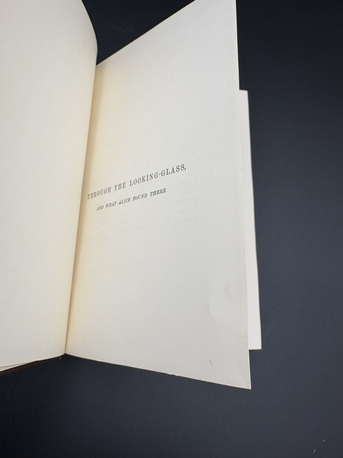 Through the Looking Glass and What Alice Found There – Lewis Carroll – Avenel
