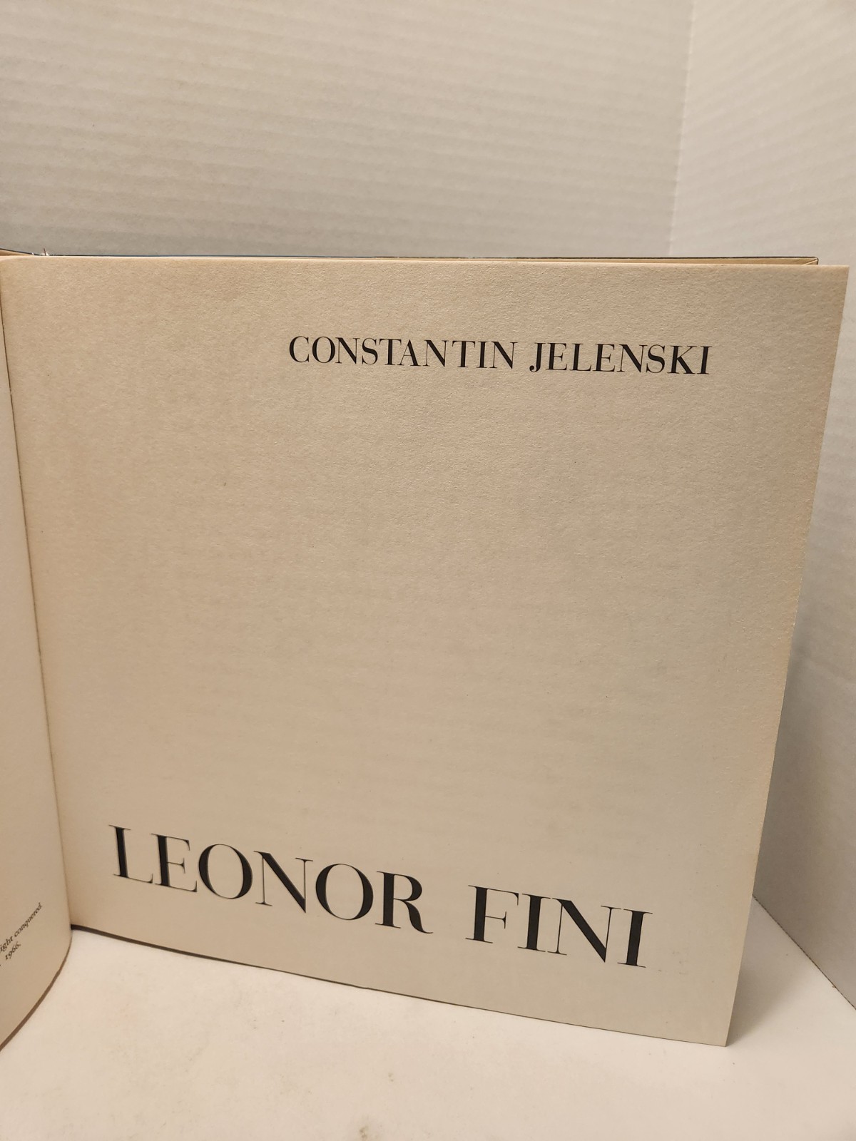Leonor Fini Constantin Jelenski 1968 HC Art Collection 1st English Edition Rare