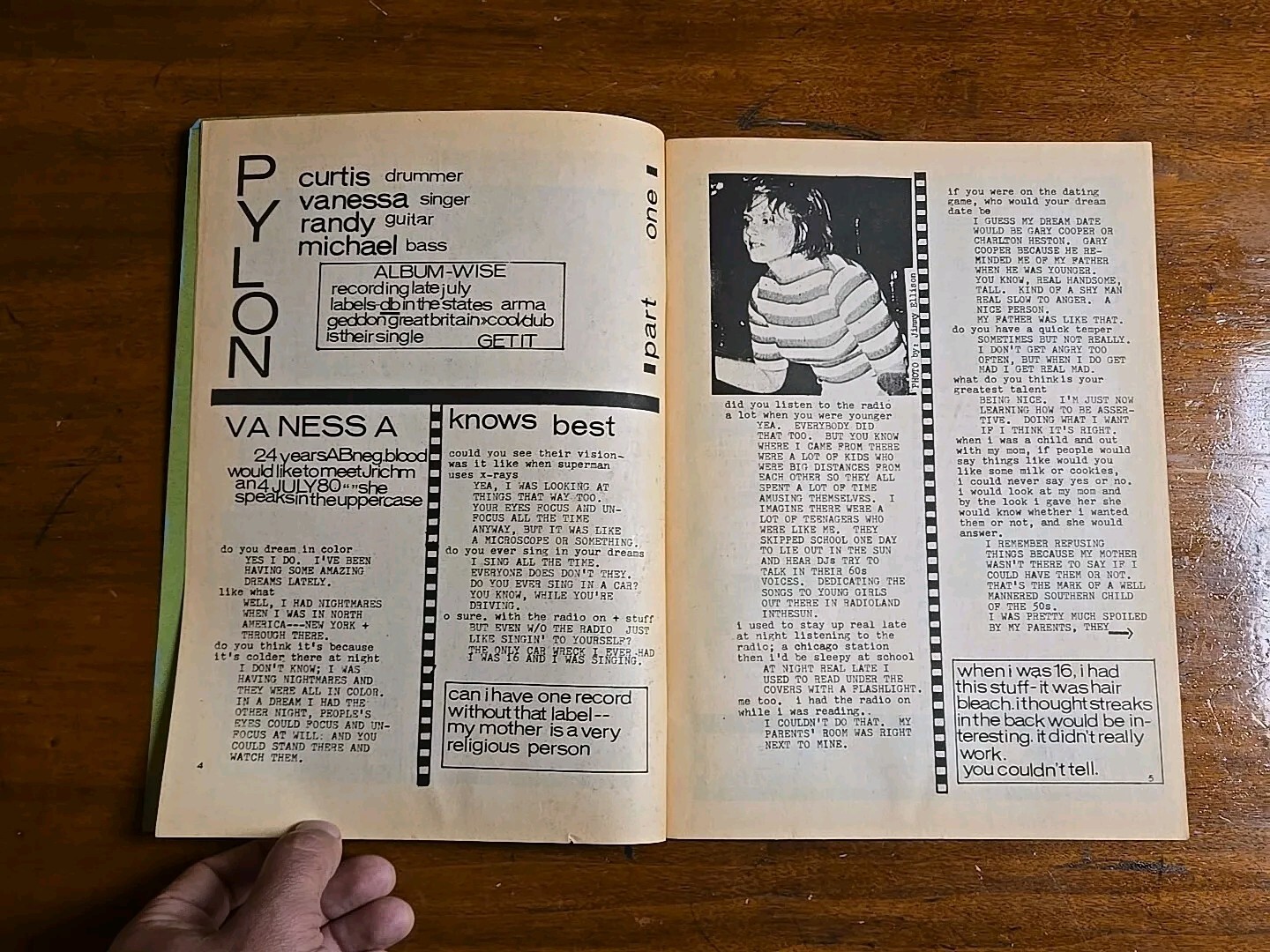 YES! 1ST R.E.M. PRESS, 1ST Mention In A Publication – USELESS KNOWLEDGE 1980