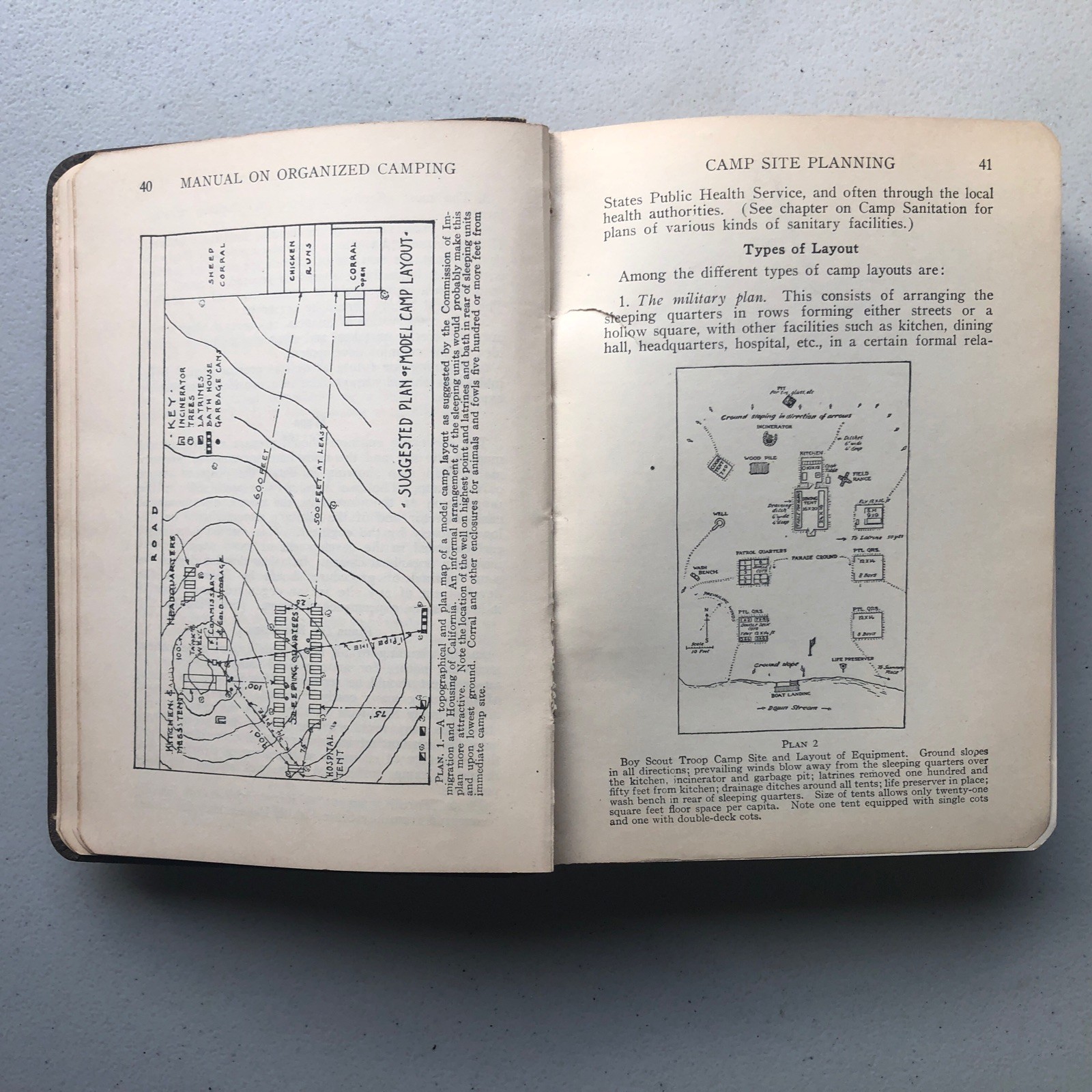Antique 1924 1925 Camping Out A Manual On Organized Camping Macmillan