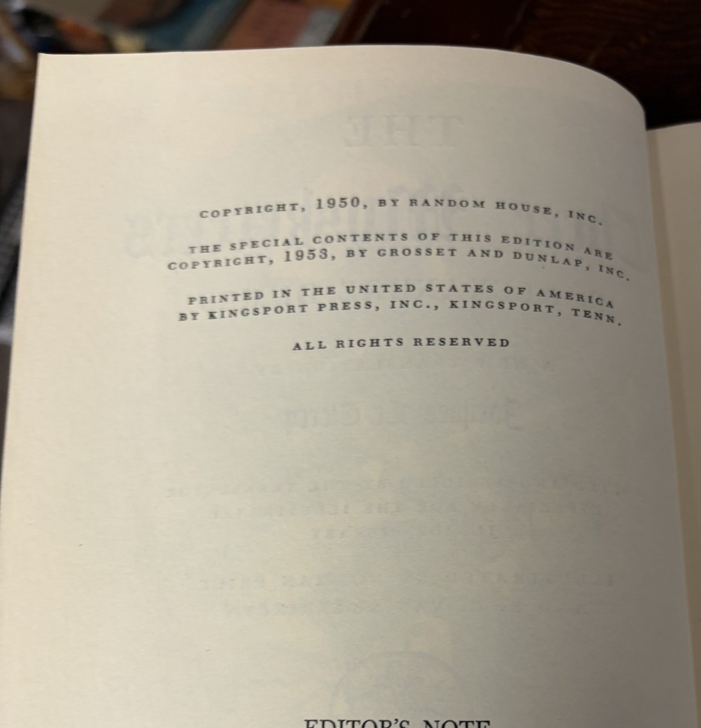 The Three Musketeers – Alexandre Dumas – Illustrated Junior Library – 1953-HC/SC