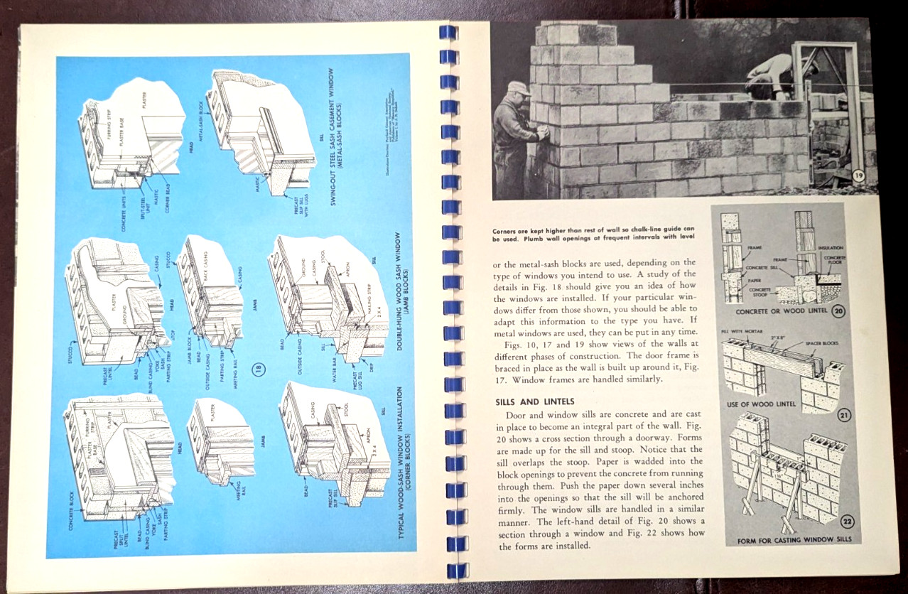 Popular Mechanics Famous Concrete Block House 1949 James R Ward