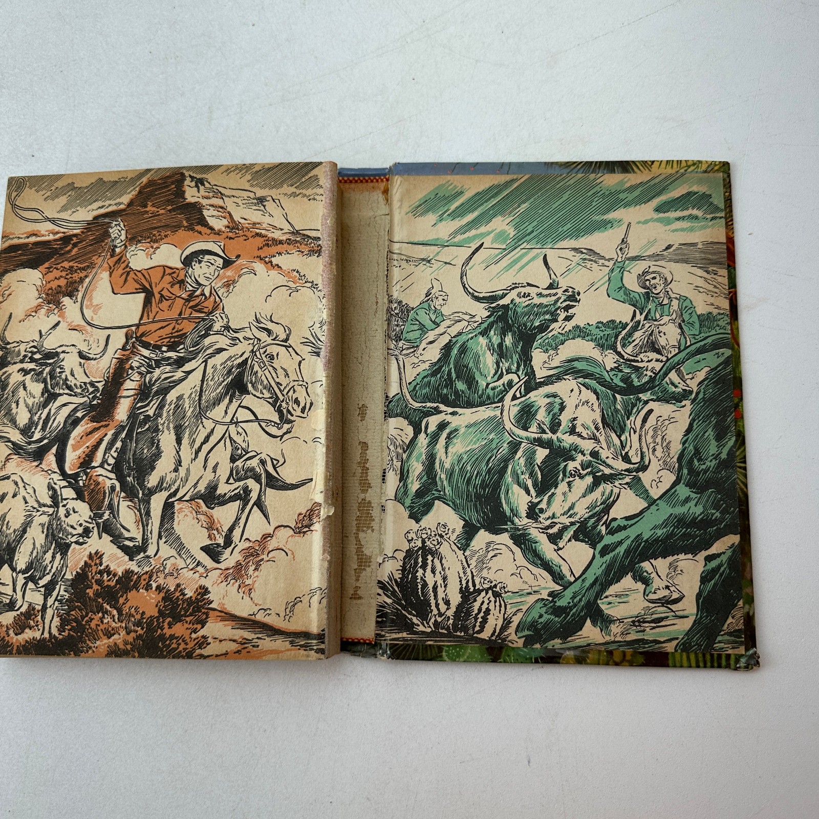 Roy Rogers and the Brasada Bandits Cole Fannin HC 1955 Whitman Publishing Co
