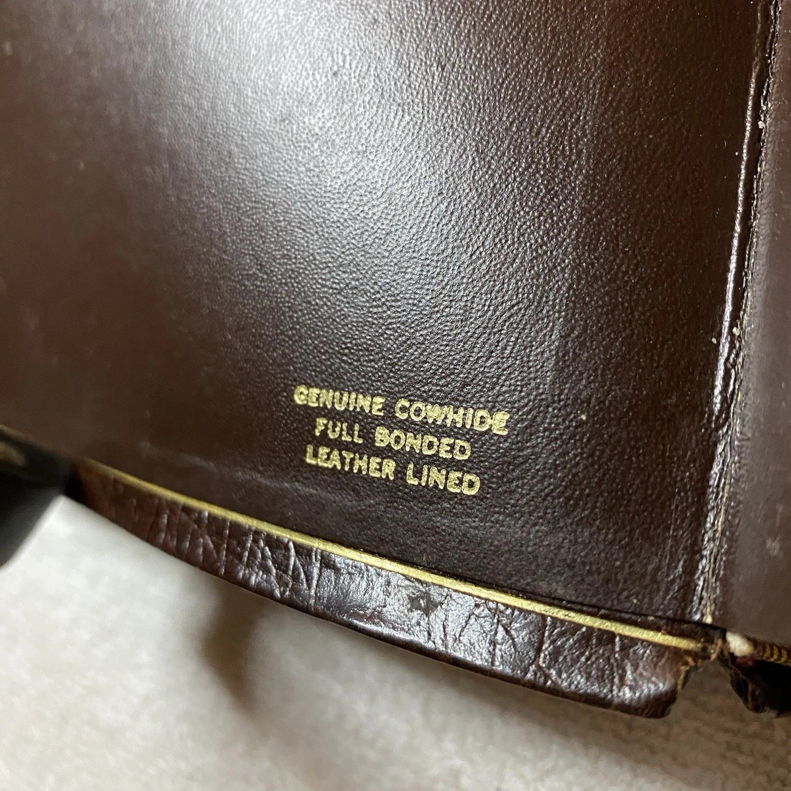 Holy Bible References by Holman 1962 Cowhide Bonded Leather Lined