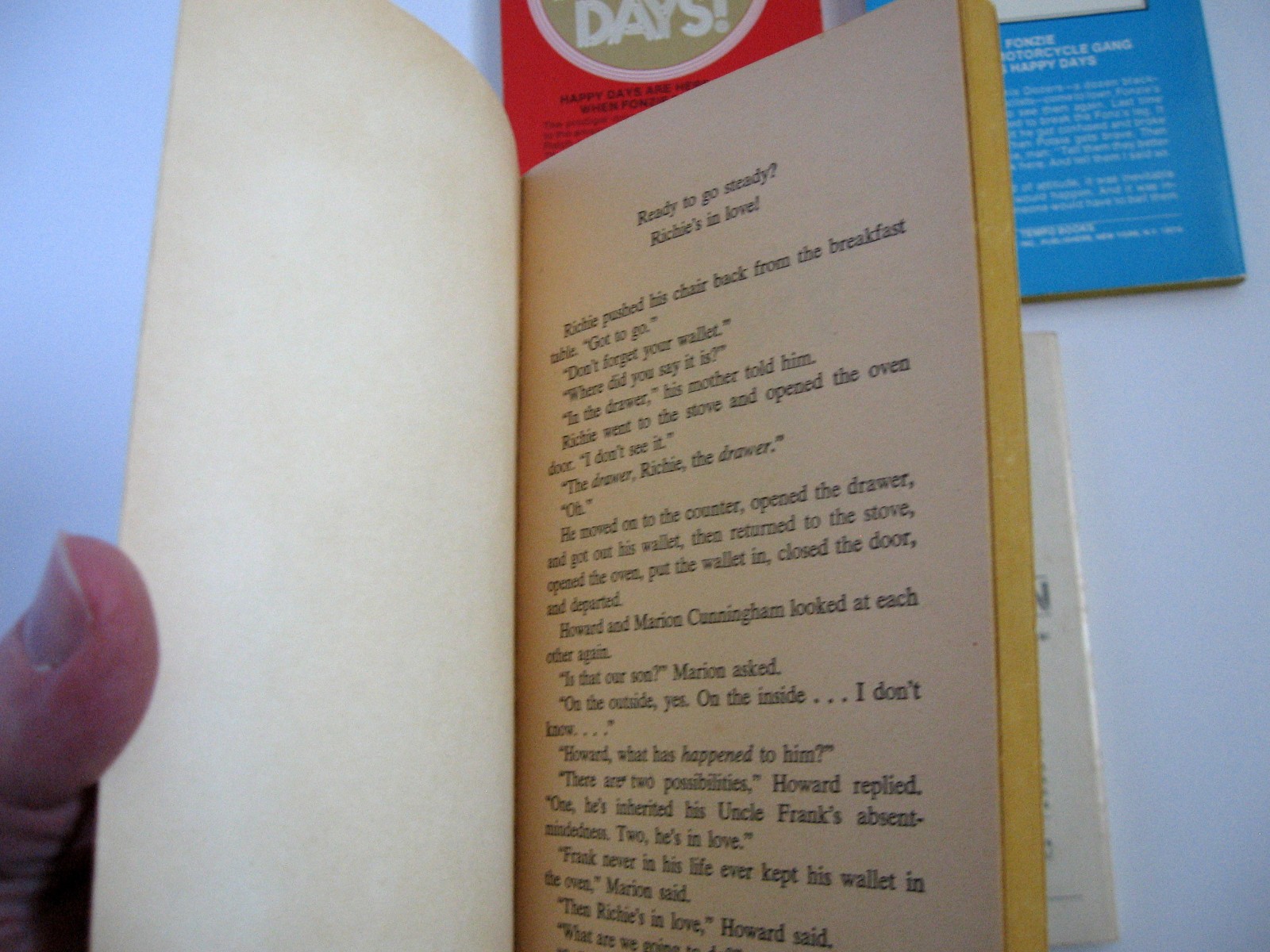 Happy Days TV Tie-In Paperbacks 1, 2, 3, 5, 6! 1974, Tempo Books! READ!