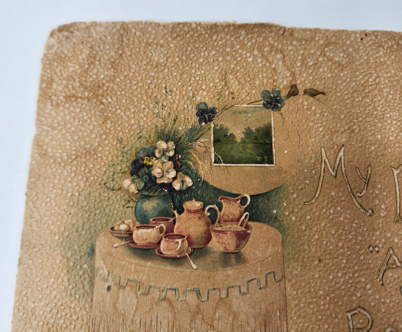 My Ladye’s At Home Booke – Antique Victorian Weekly Engagements Book [READ DESC]