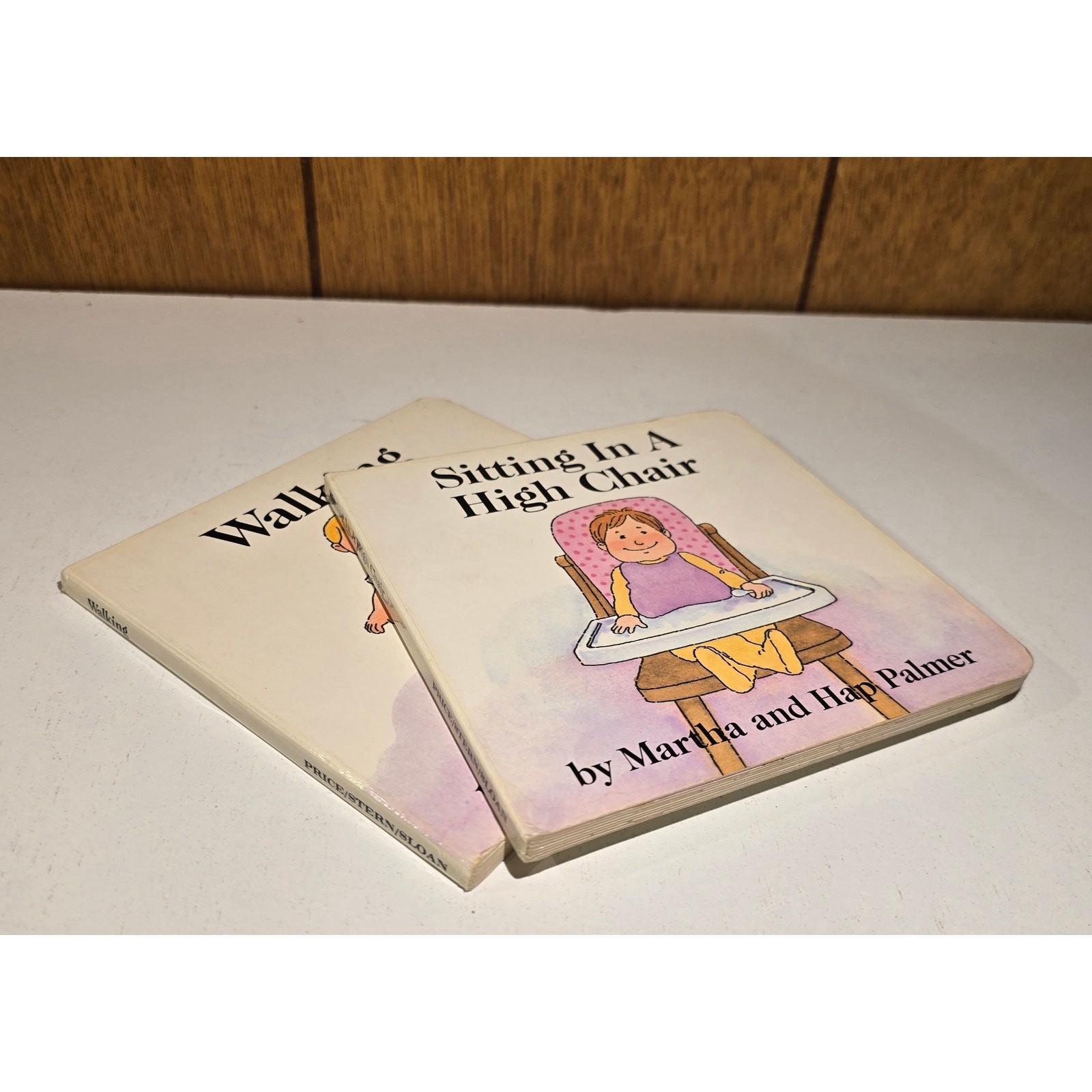 Baby Song Board Book Lot Walking Sitting In A High Chair Martha Hap Palmer 1987