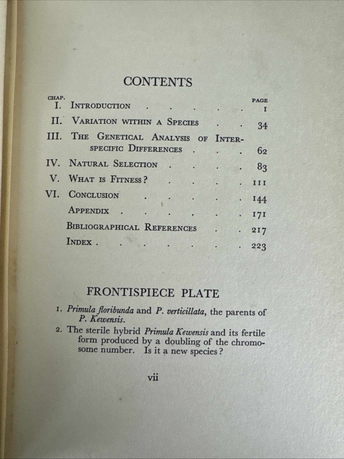 THE CAUSES OF EVOLUTION ~ J. B. S. HALDANE ~ 1932 ~ 1ST ED ~ HC/DJ