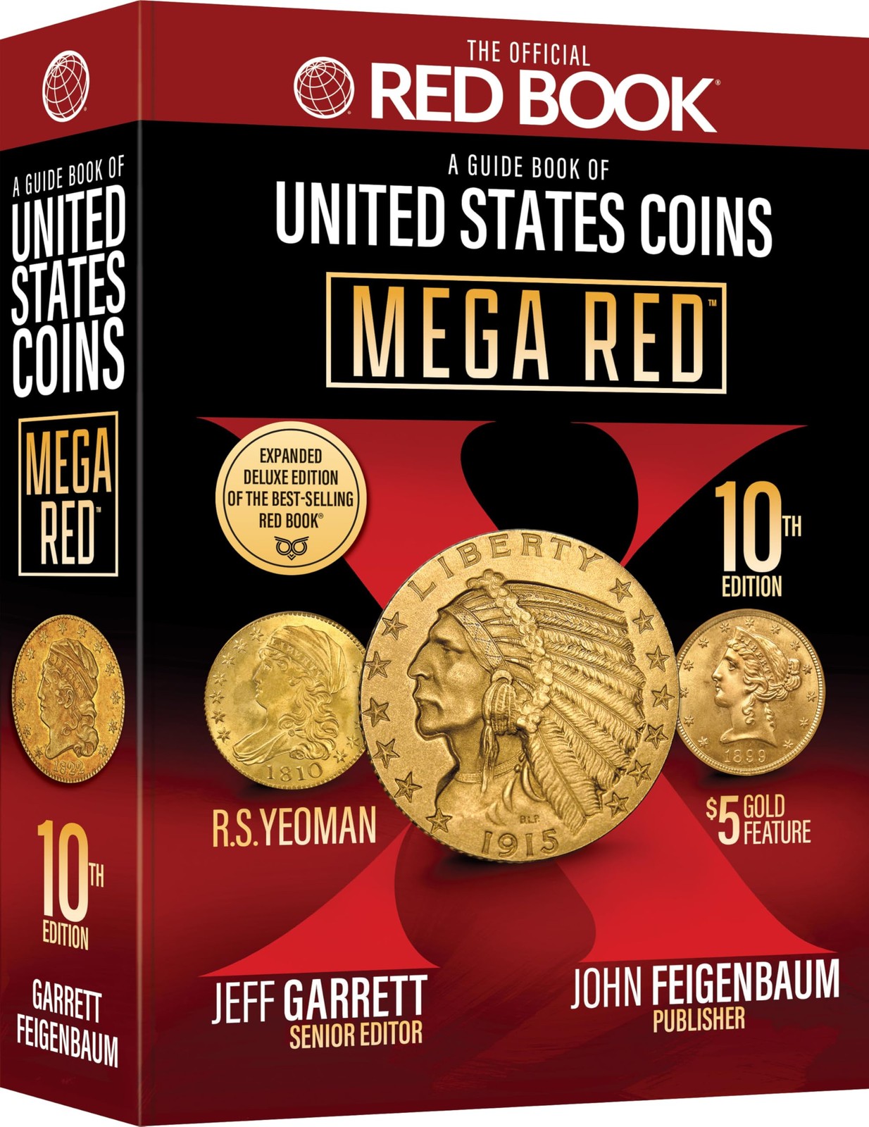 MEGA RED: A GUIDE BOOK OF UNITED STATES COINS, DELUXE TENTH EDITION Jeff Garrett