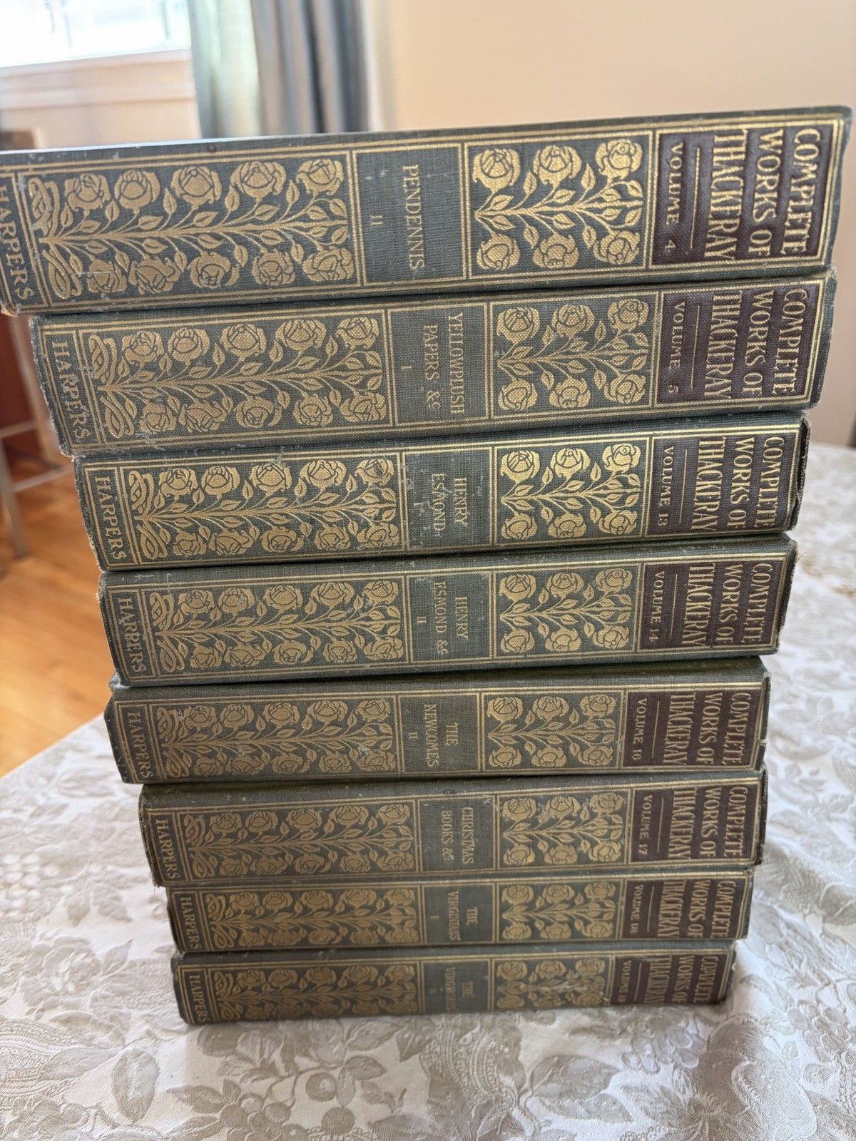Harper & Brothers Complete Works William Makepeace Thackeray Illustrated HC