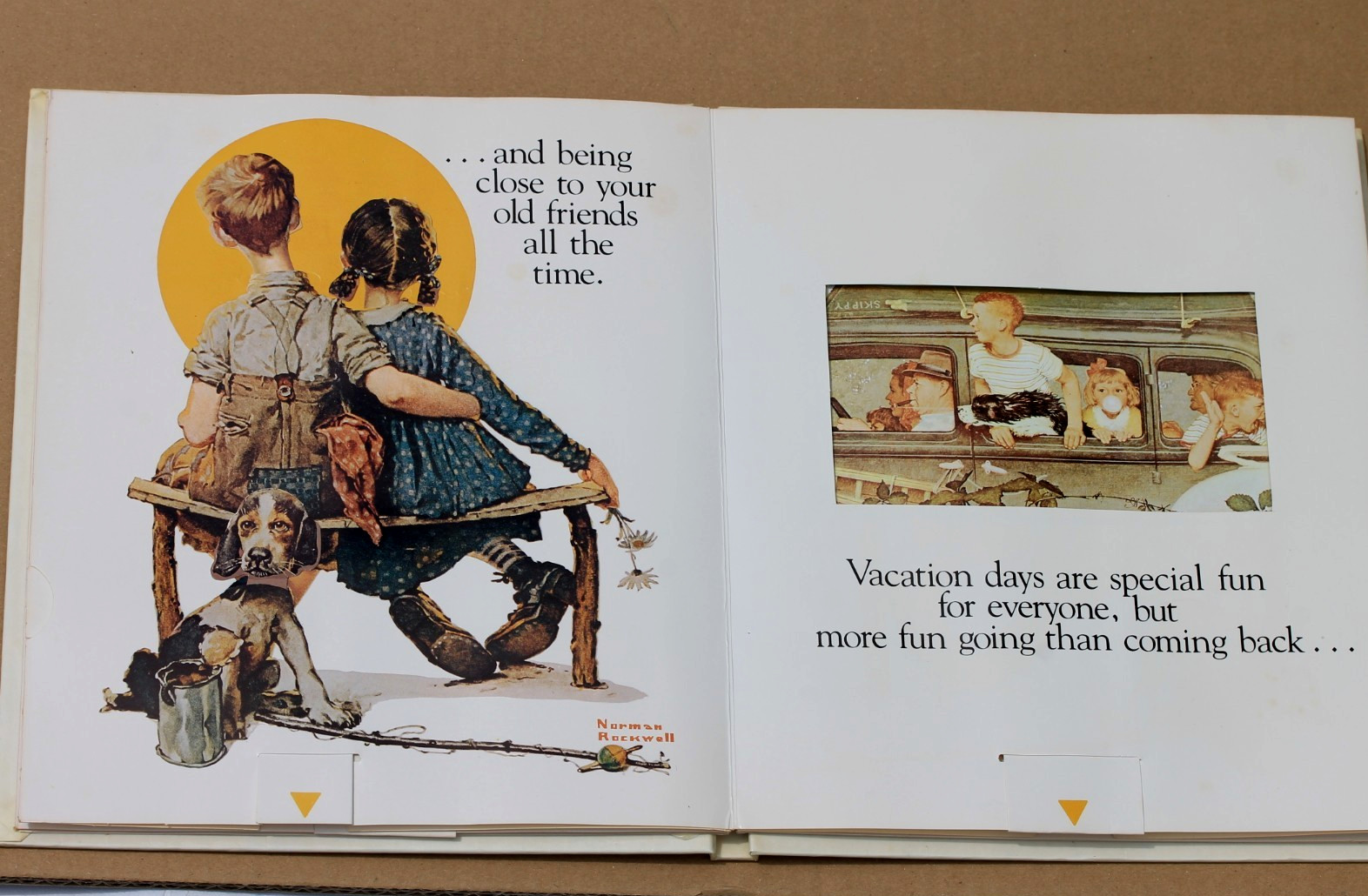 NORMAN ROCKWELL SPECIAL DAYS COME TO LIFE pop up book 1987 hardcover – Very Good