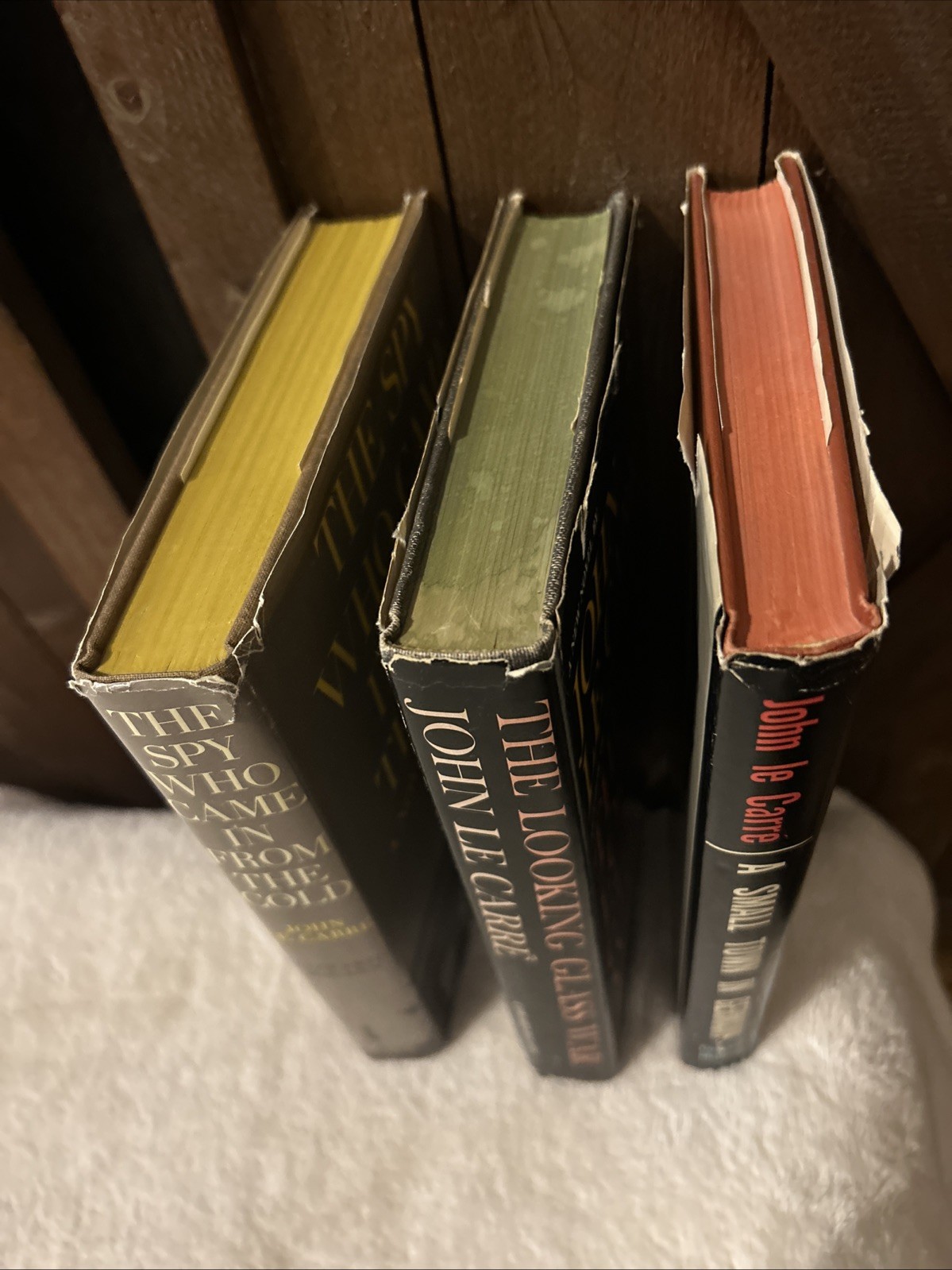 John Le Carre VTG HCDJx3: Spy Who Came In From Cold (1st/28) Looking Glass War &
