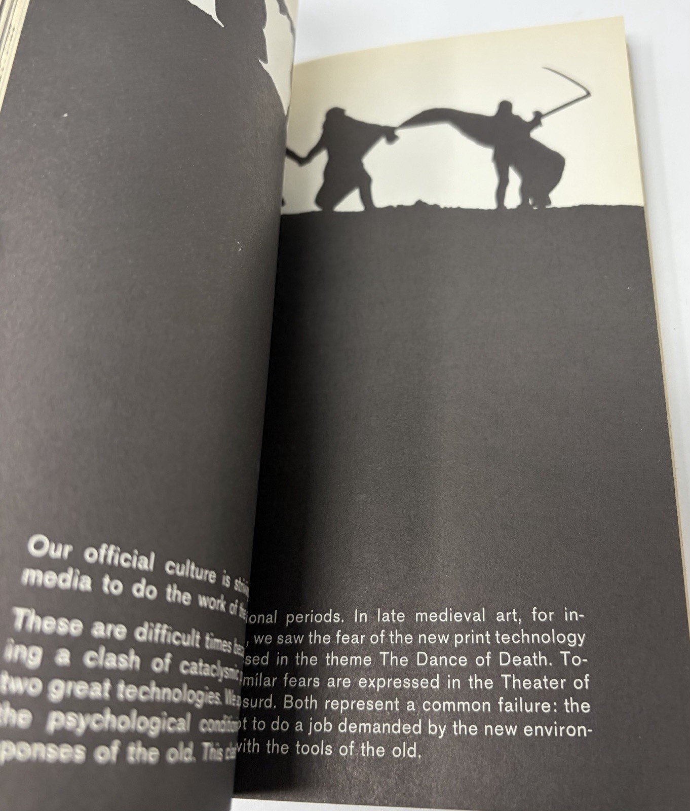 The Medium is the Massage Marshall McLuhan 1967 First Paperback Ed. Vintage Book