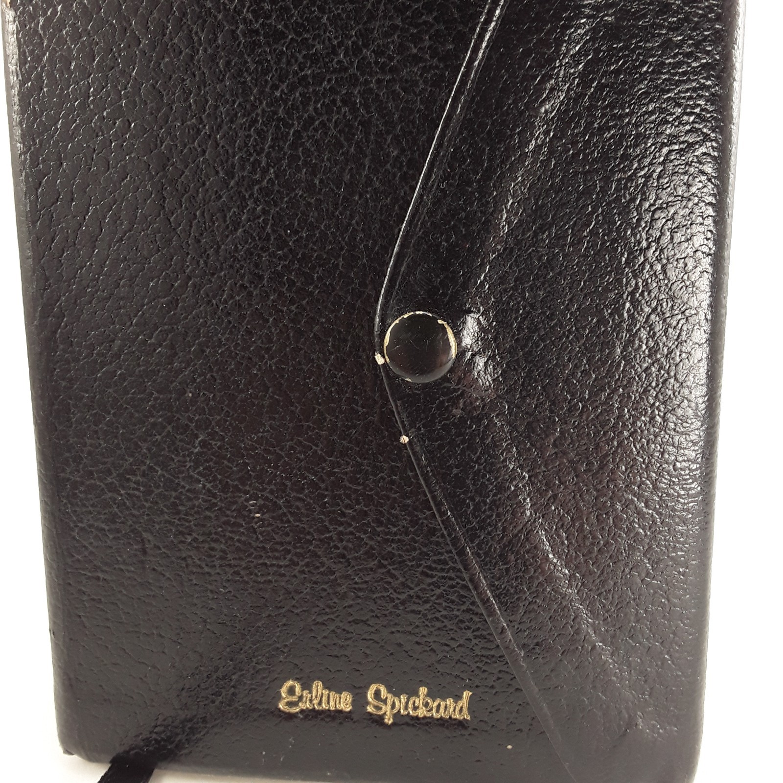Holy Bible KJV Pocket Size, Red Letter, Snap, Black Bonded Leather, 1982 Holman