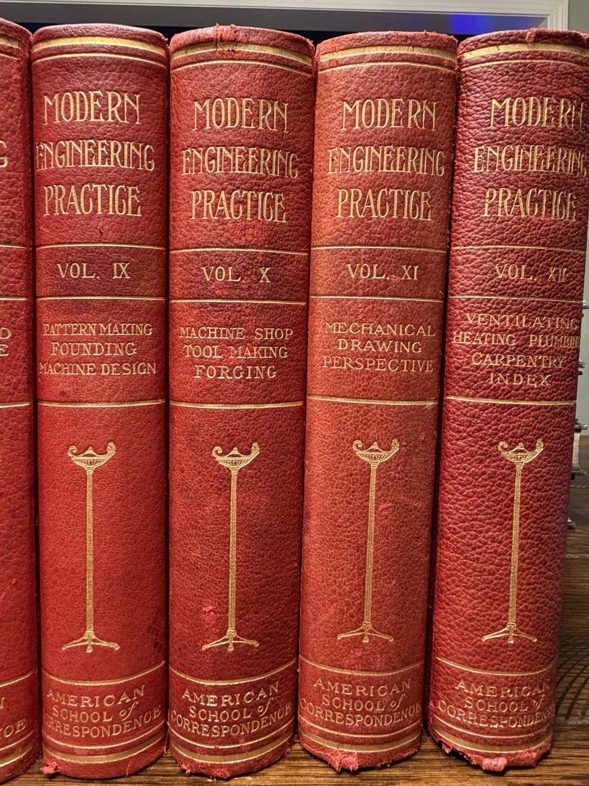 Modern Engineering Practice 12 Vol Set American School of Correspondence Antique