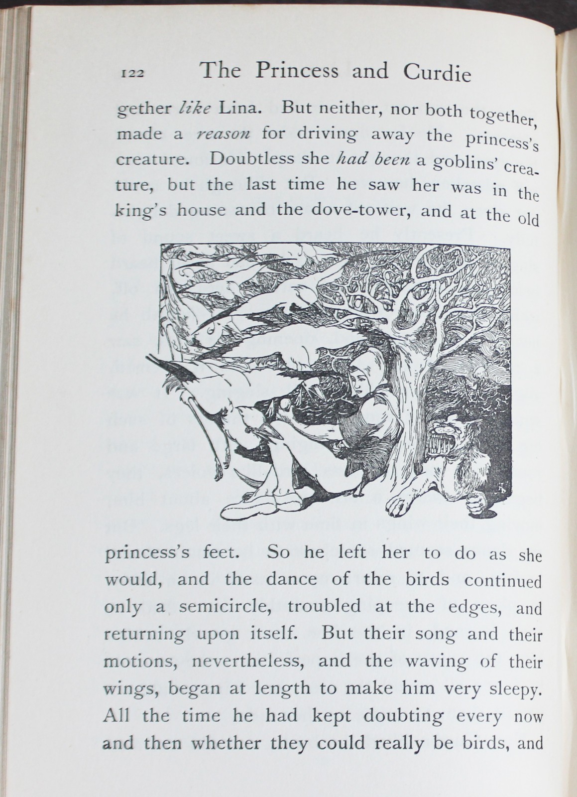 Rare Antique Old Book Princess & Curdie ~1910 Medieval Fairy Tale Magic Royal ⭐