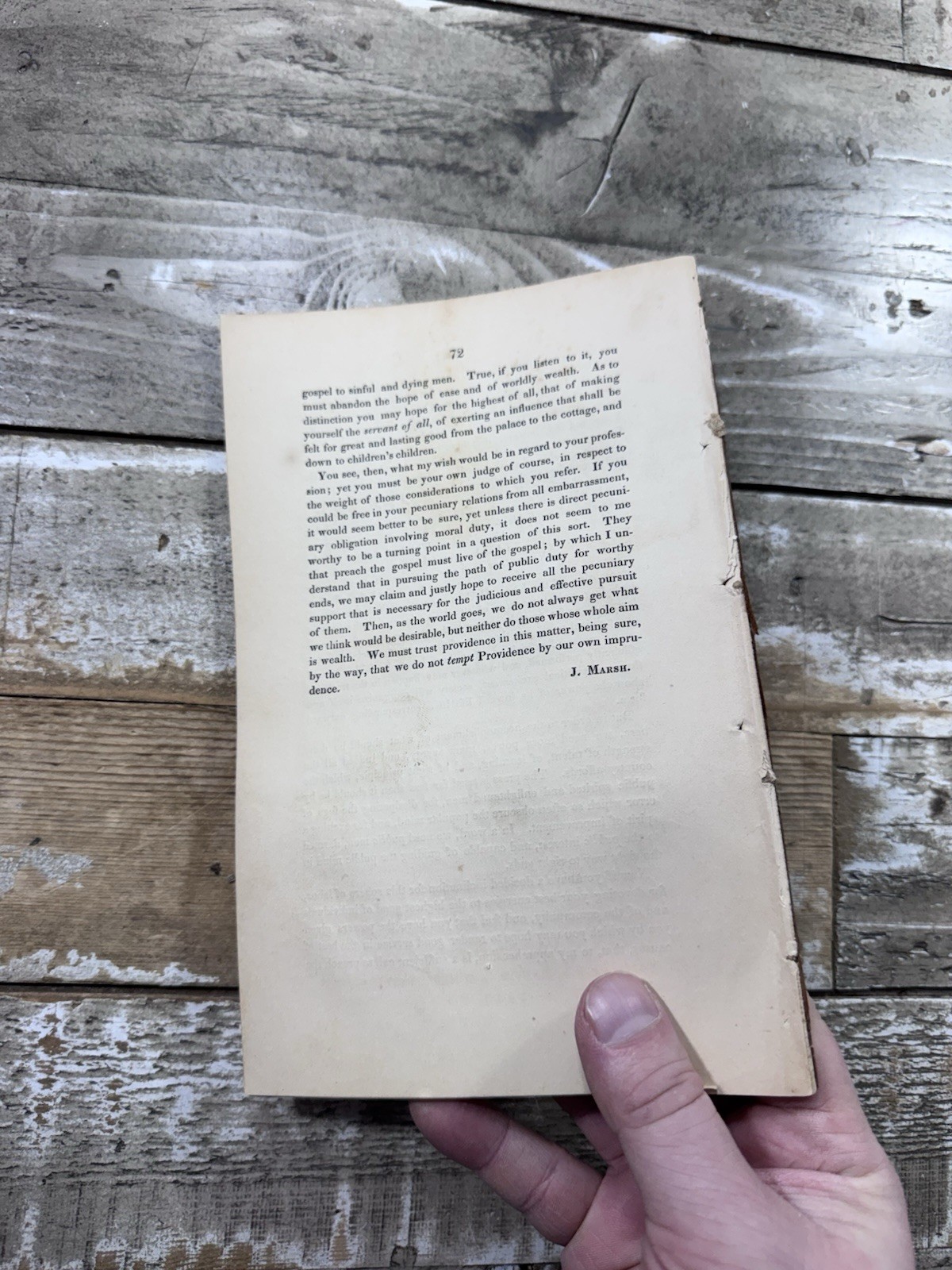 1843 Antique Religious Pamphlet “Characteristics of the Christian Philosopher”