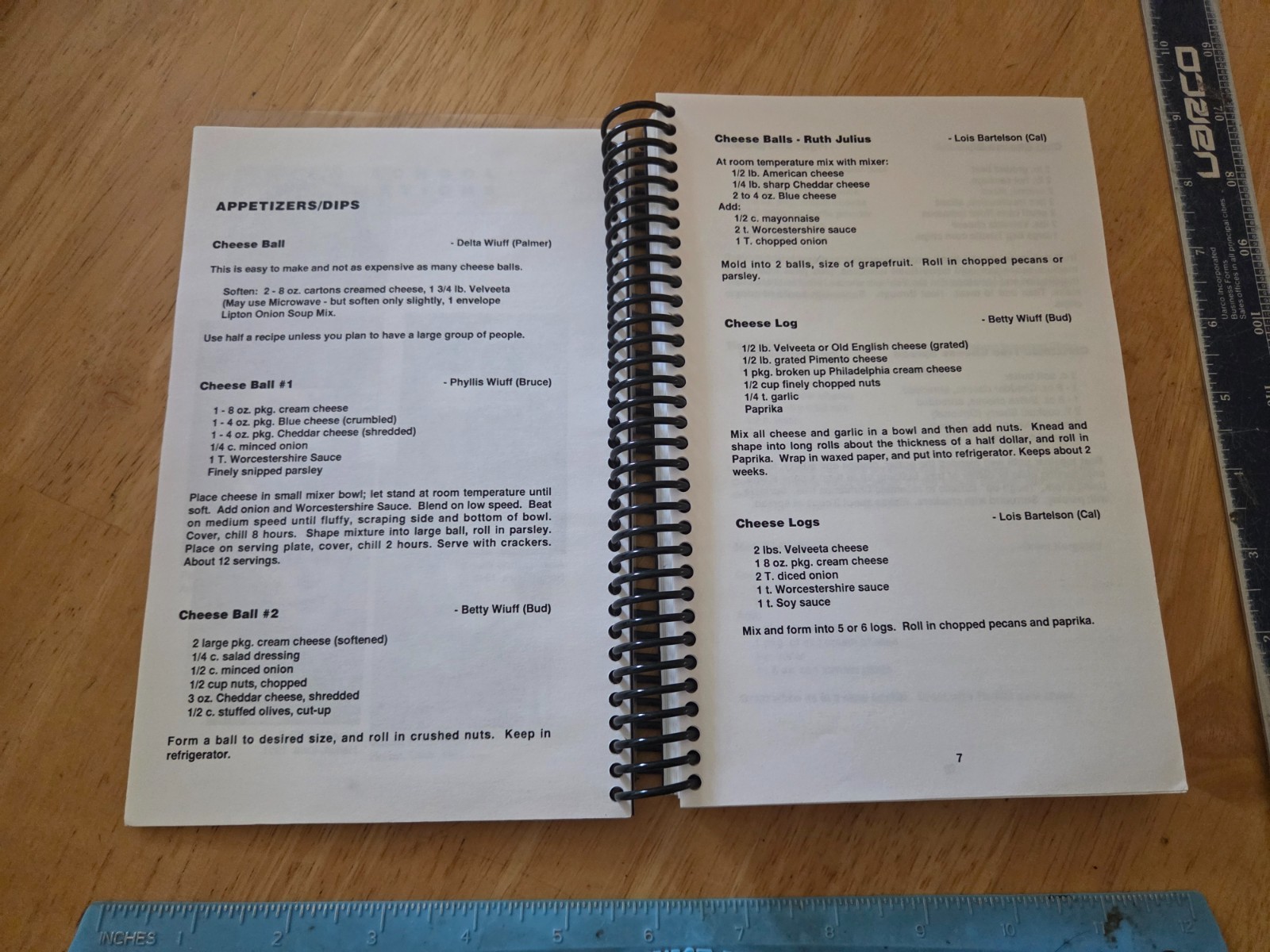 Recipes of a Lifetime – The Wiuff Family Cookbook – 1998 Spiral Paperback