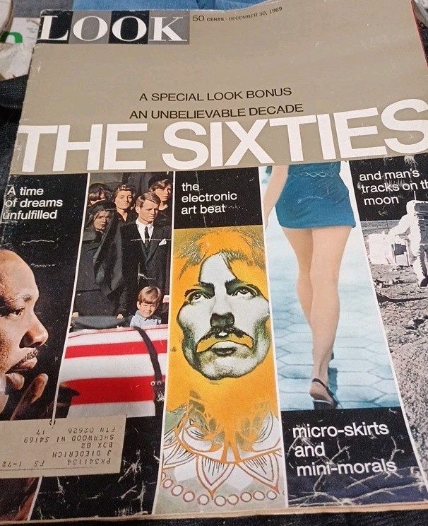LOOK Magazine December 30, 1969 The Sixties-60’s-Beatles-JFK-RFK-MLK-1960’s