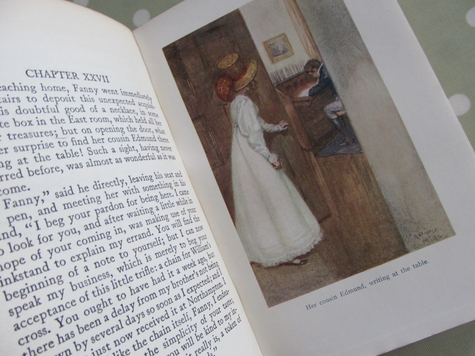 MANSFIELD PARK JANE AUSTEN ILLUSTRATED A WALLIS MILLS CHATTO WINDUS X 2 HB 1917