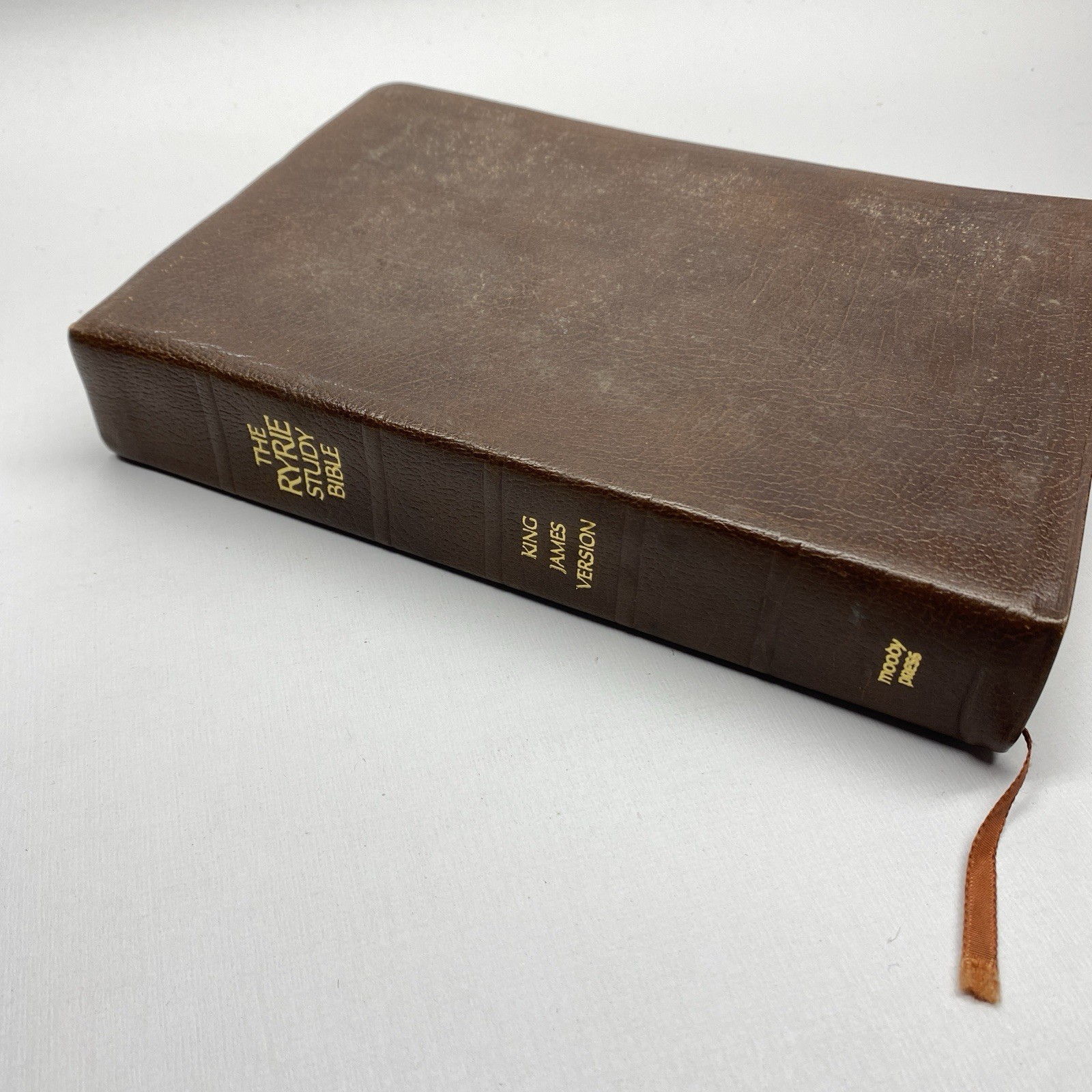 The RYRIE Study Bible KJV 1978 Brown Bonded Leather Moody Press