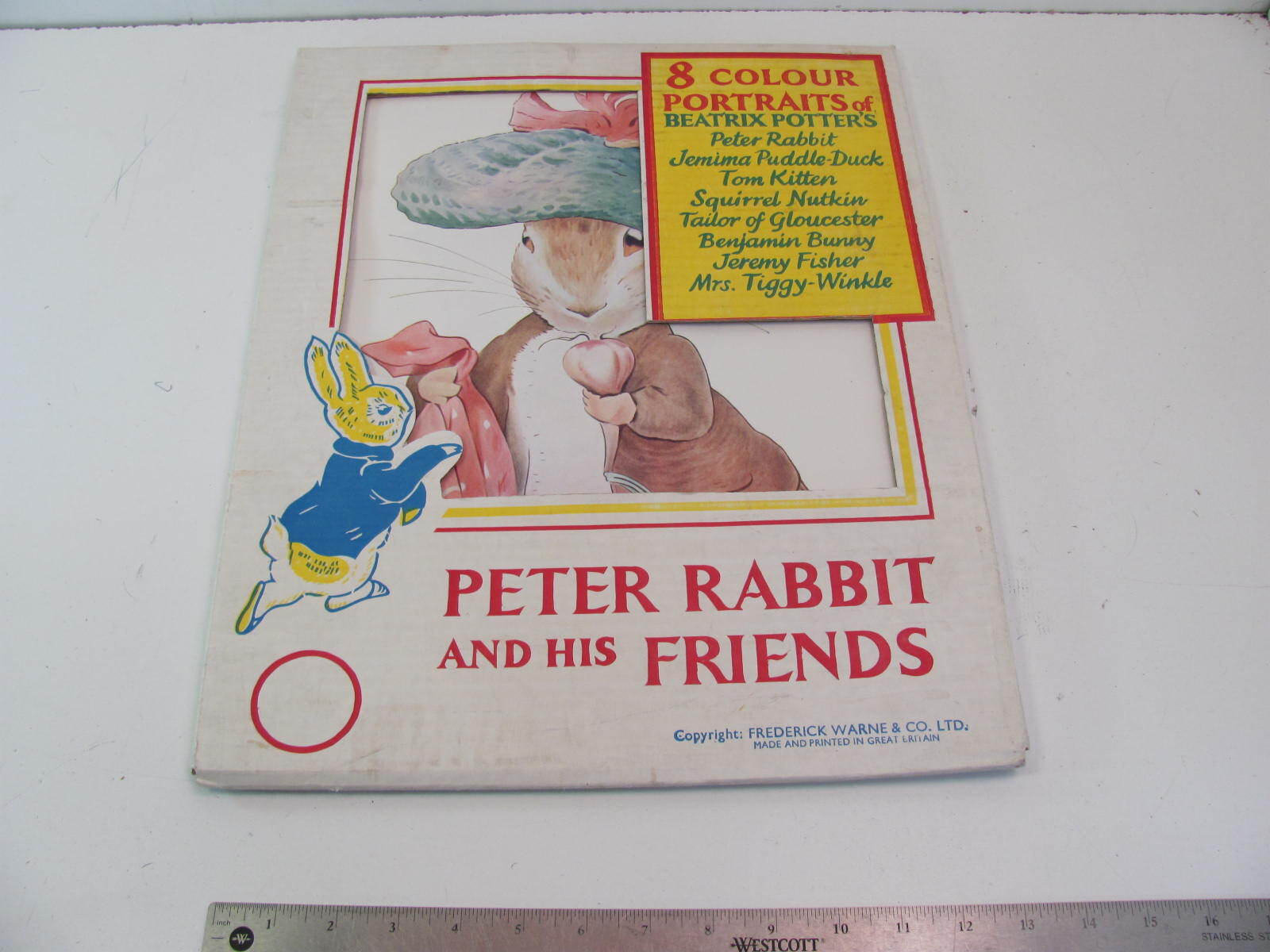 Peter Rabbit And His Friends: 6 Color Portraits Beatrix Potter Frederick Warne