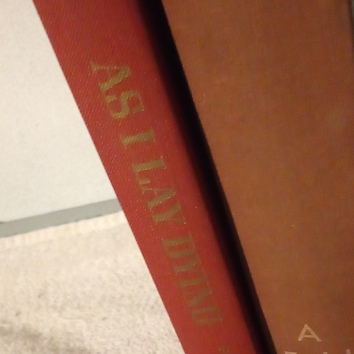 William Faulkner A Fable & As I Lay Dying Hardcover Lot Random House NY 1954