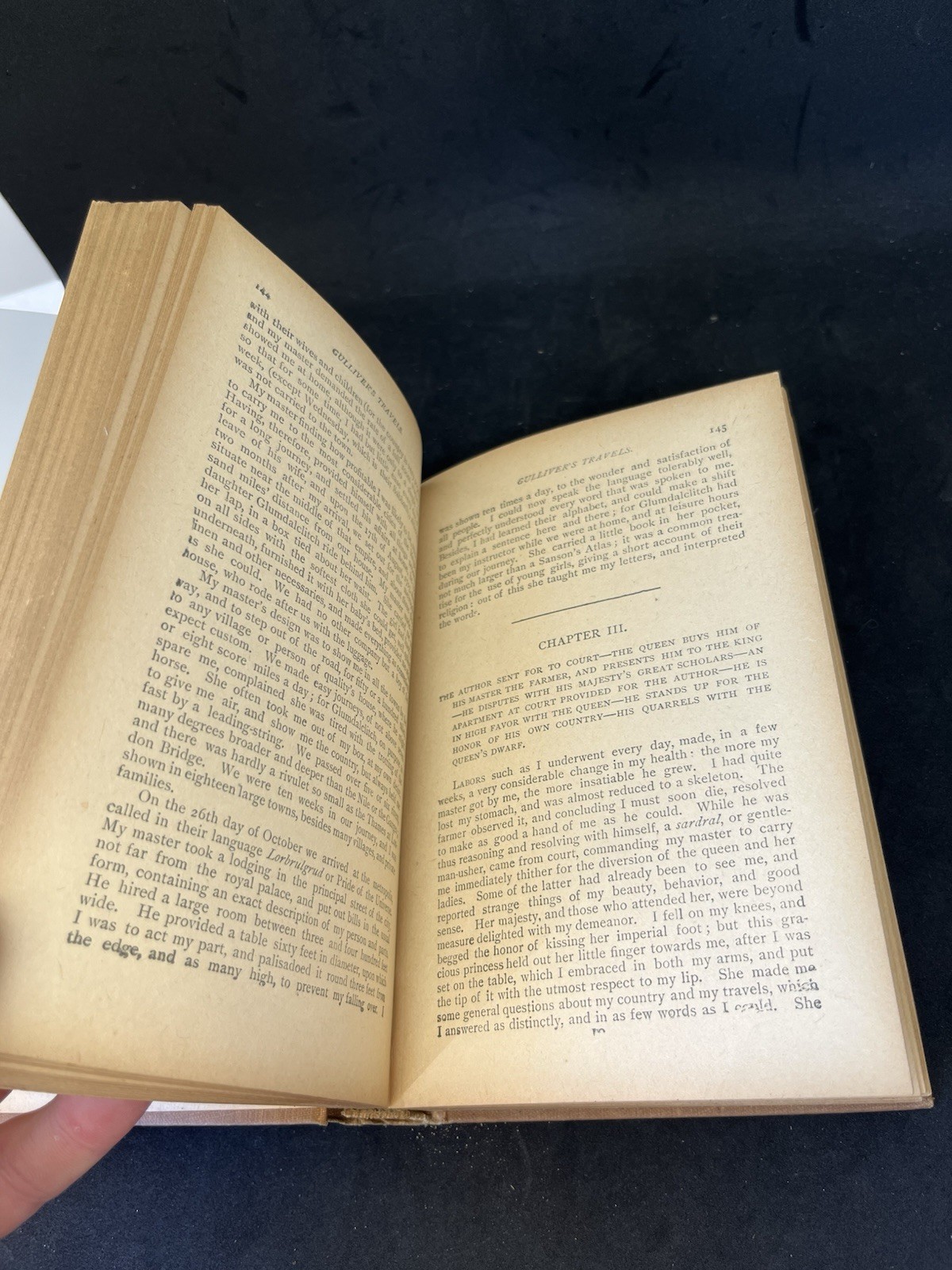Gullivers Travels By Dean Swift Hard Back 1800’s – Donohue Henneberry CO.