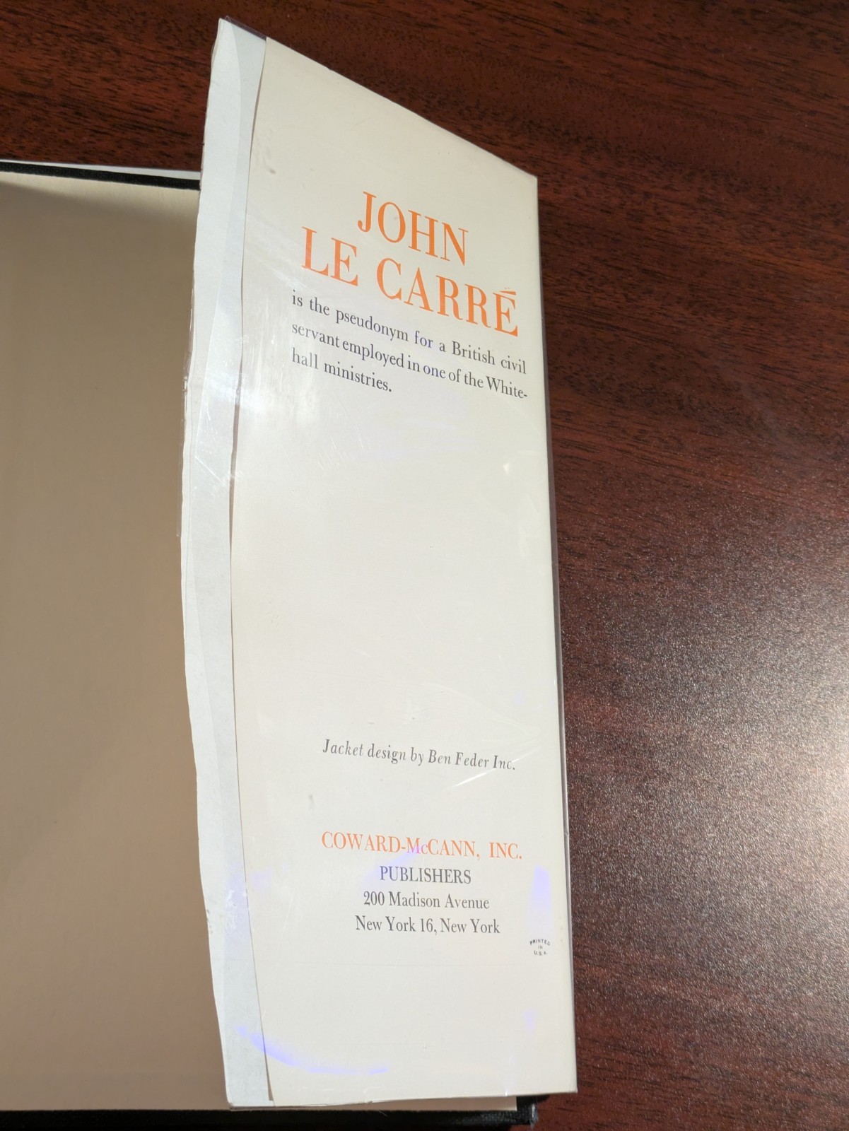 The Spy Who Came In From The Cold John Le Carre 1964 First American Edition HC