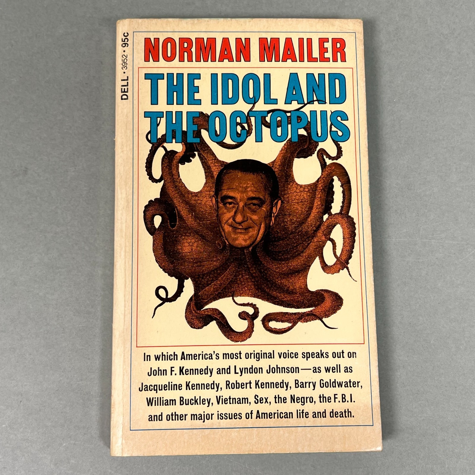 Norman Mailer The Idol & The Octopus VTG 1968 FIRST EDITION PB Very Good Dell